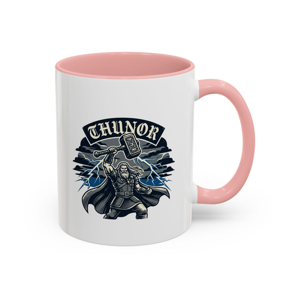 Thunor — Anglo-Saxon Thunder God 11oz Accent Mug | Norse History Gift