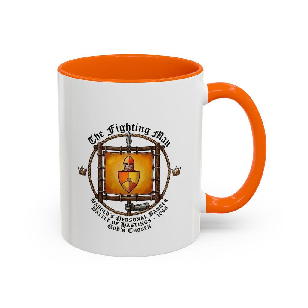 King Harold 'God's Chosen' Fighting Man Banner Coffee Mug | 1066 Battle of Hastings – 11oz