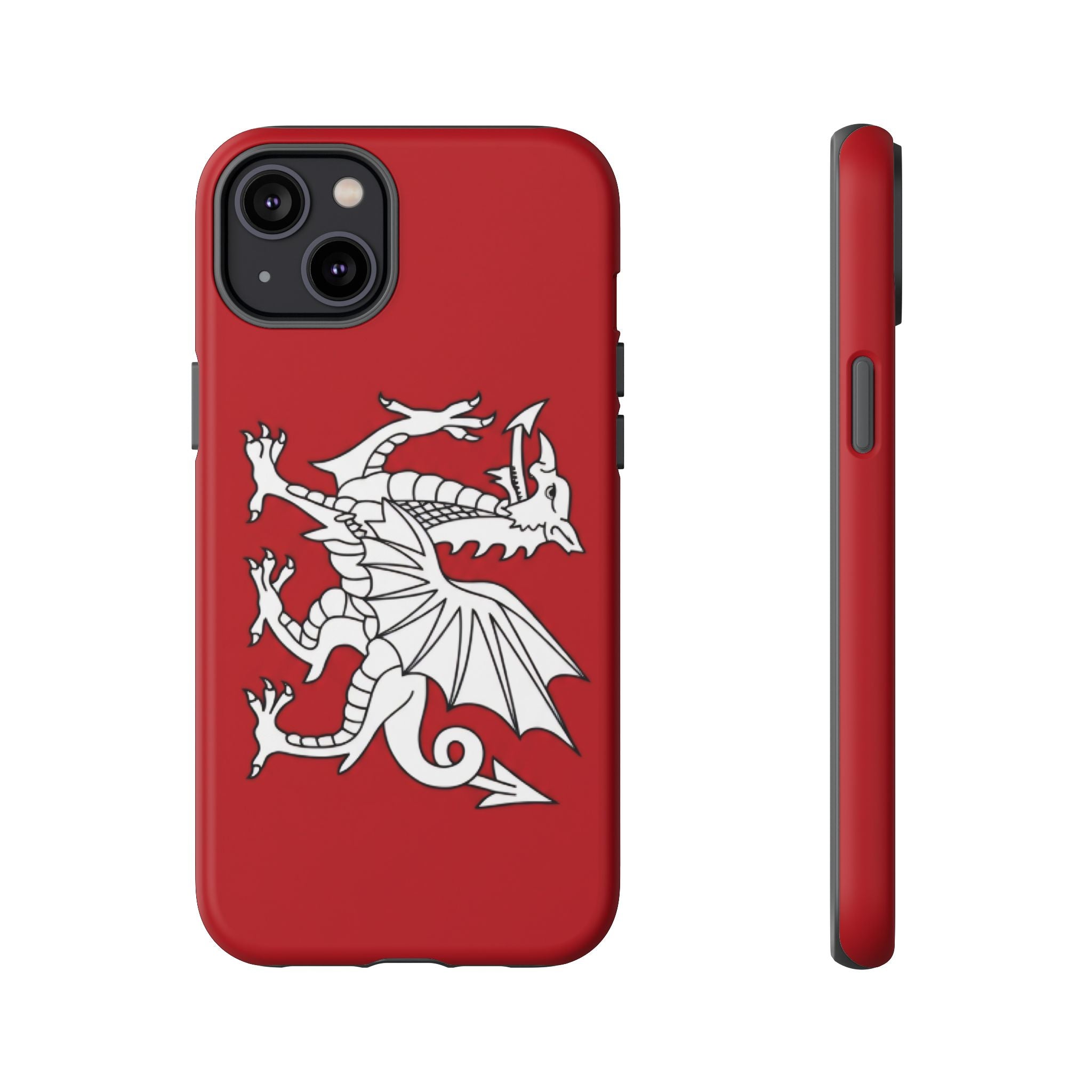 White Wessex Dragon Phone Case — Anglo-Saxon Emblem Phone Cover