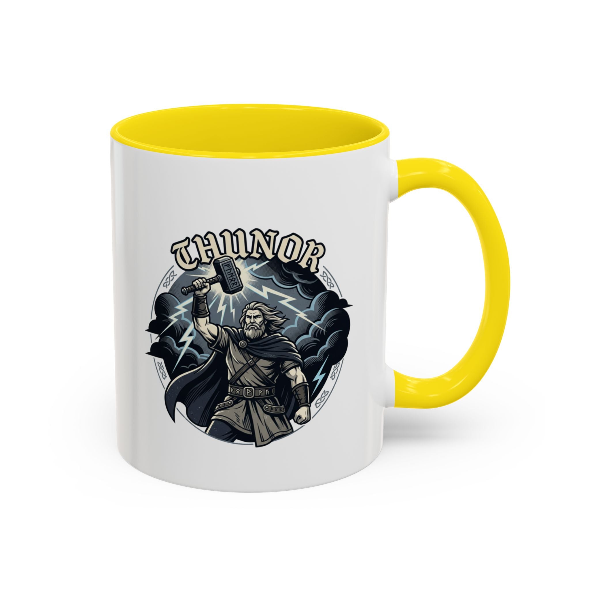 Thunor Coffee Mug — Anglo-Saxon God of Thunder Accent Mug | The Shield Wall