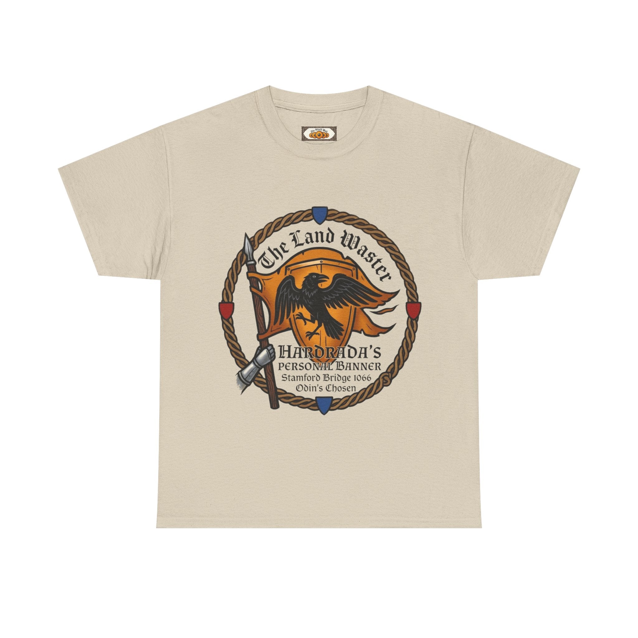 Stamford Bridge 1066 Unisex T-Shirt | Harald Hardrada 'Land Waster' Banner | Viking Heritage Tee