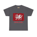 Anglo-Saxon White Dragon Flag T-Shirt | Unisex Historical Cotton Tee
