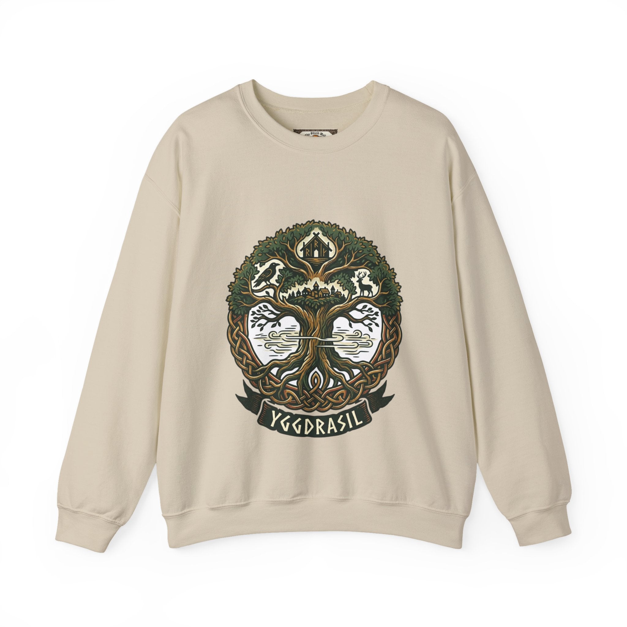 Yggdrasil Norse World Tree Sweatshirt | Unisex Viking Mythology Apparel
