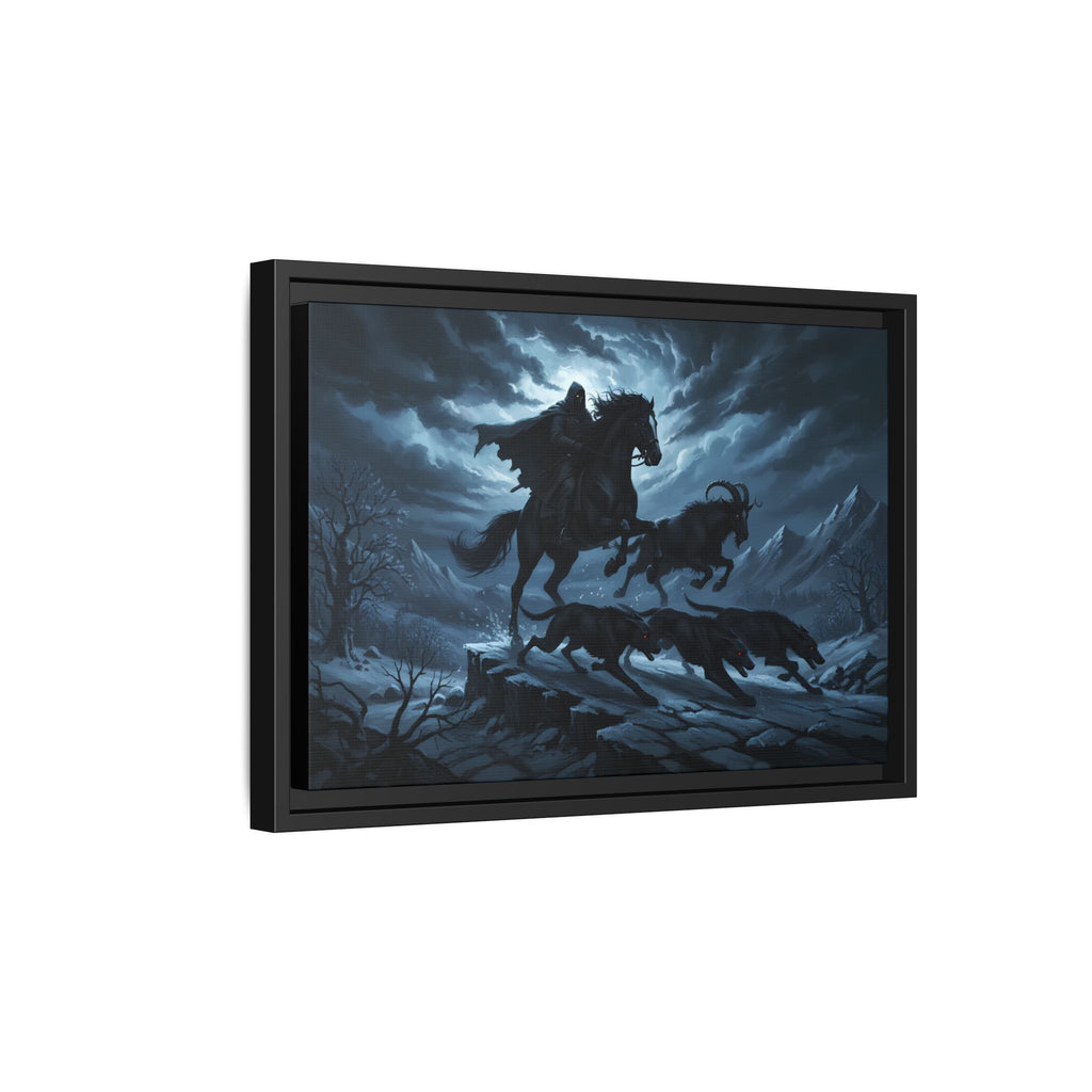The Wild Hunt — Riders of the Storm Sky | Framed Canvas Print | Heritage Wall Art