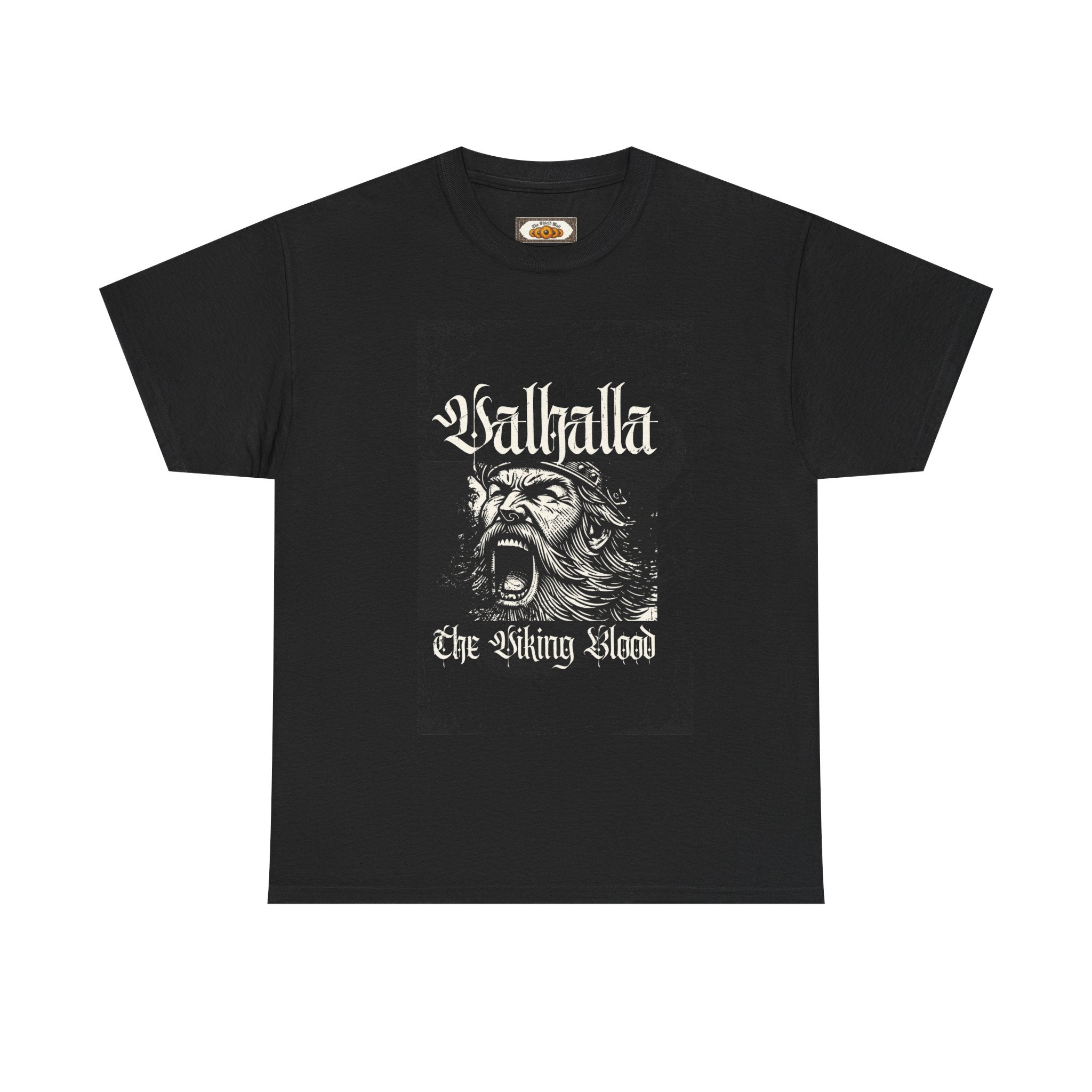 Viking Valhalla T-Shirt — 'Valhalla The Viking Blood' Graphic  Uni Sex Tee