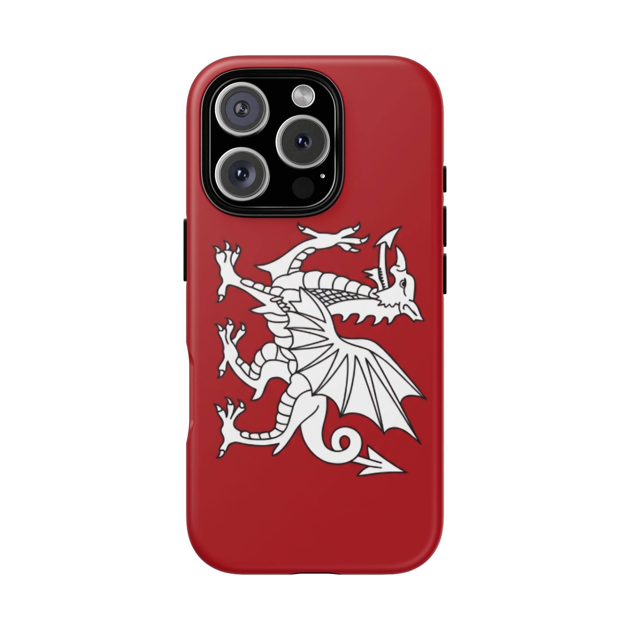 White Wessex Dragon Phone Case — Anglo-Saxon Emblem Phone Cover