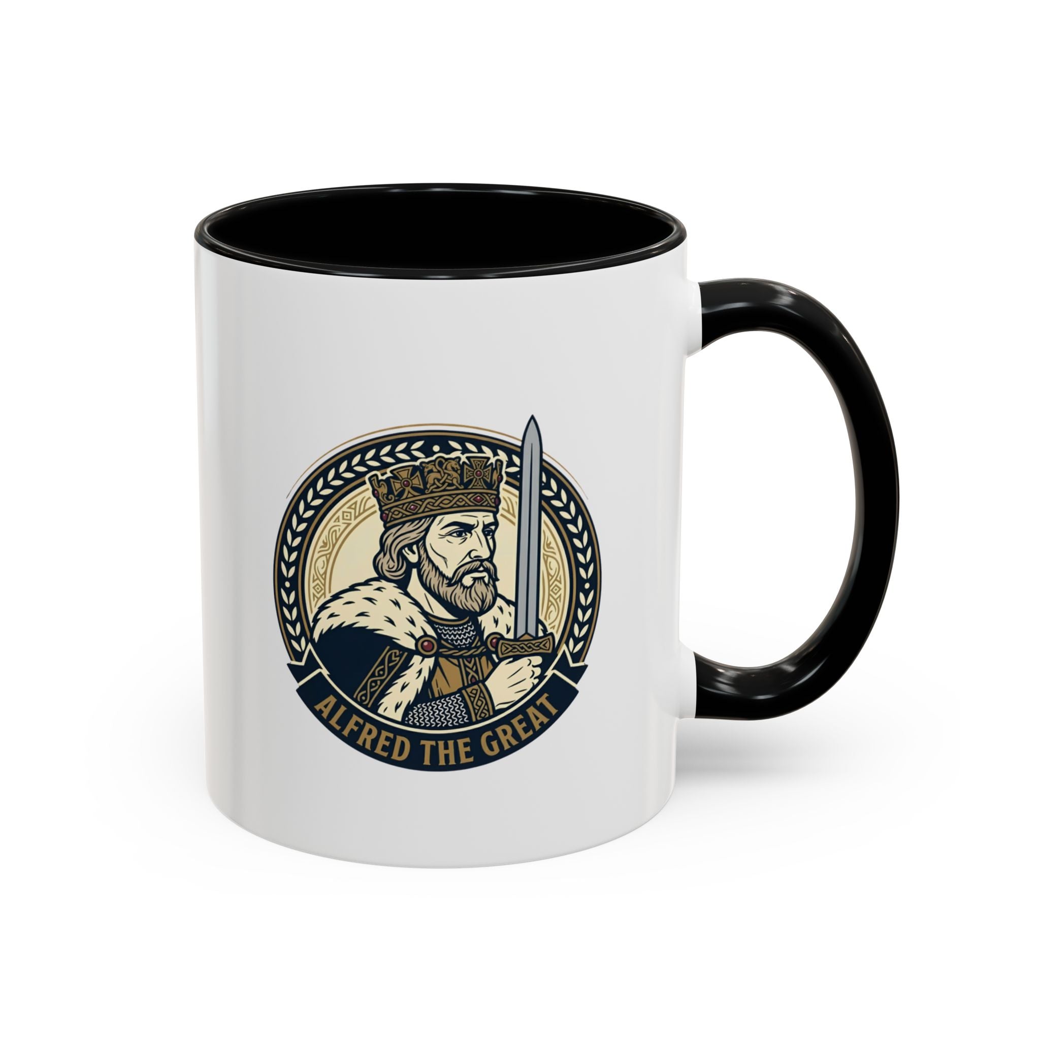 Alfred the Great Coffee Mug — Viking Heritage Anglo-Saxon Gift