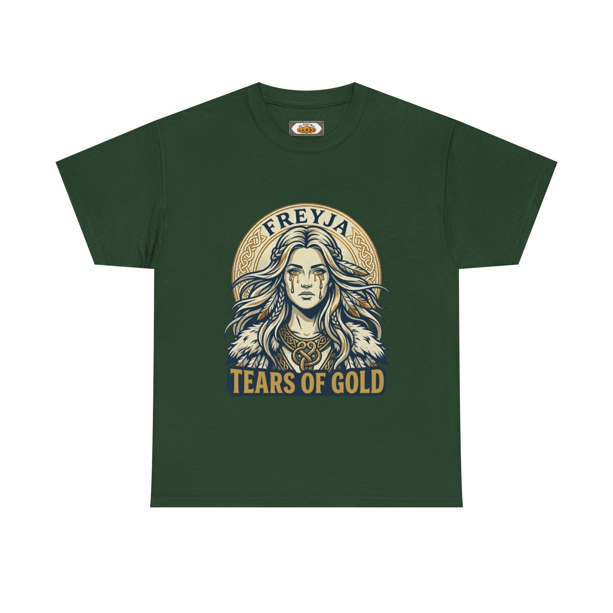 Freyja Tears of Gold T-Shirt | Unisex Adults | Norse Goddess Mythology Tee