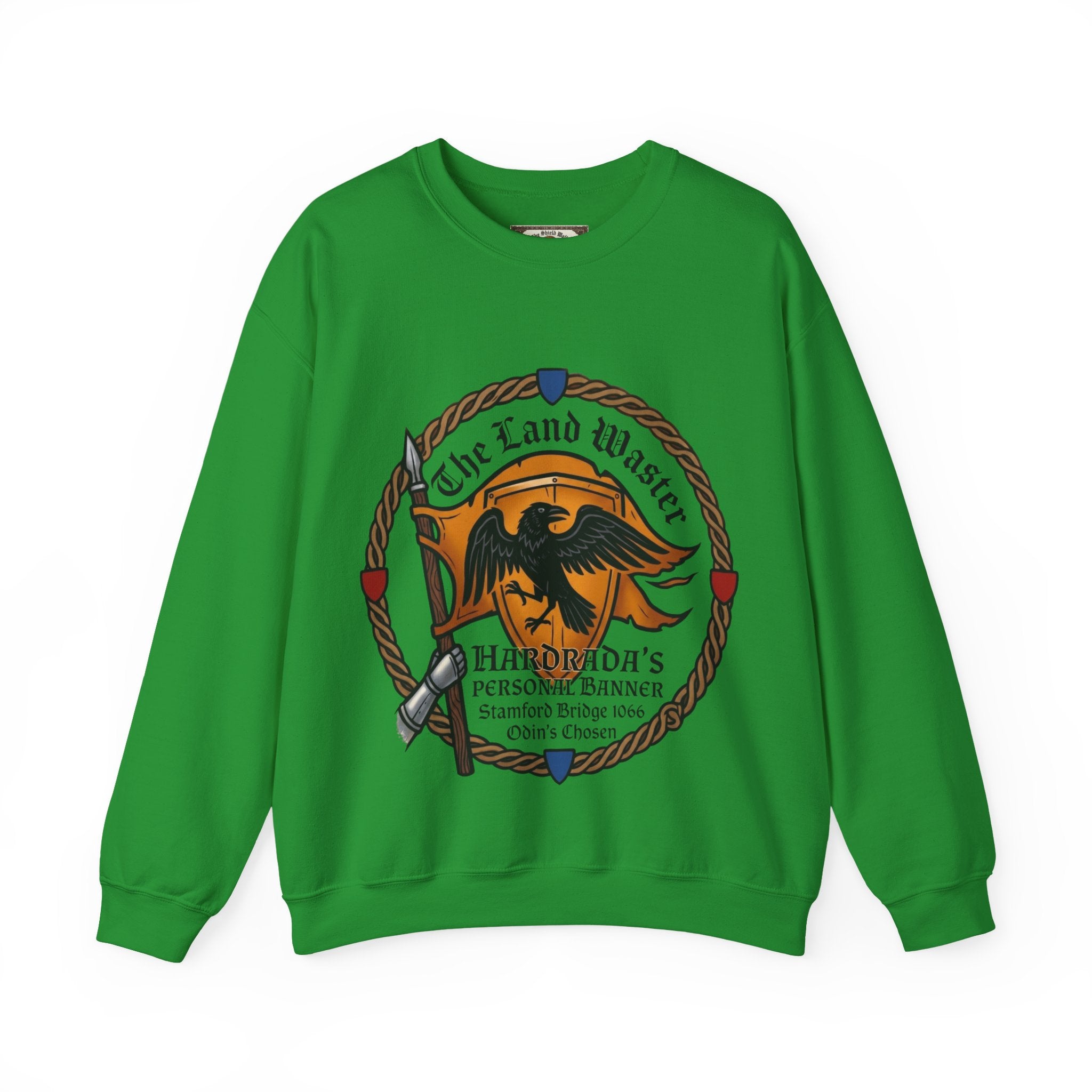 Harald Hardrada 'Land Waster' Unisex Crewneck Sweatshirt | Stamford Bridge 1066 | Viking Heritage