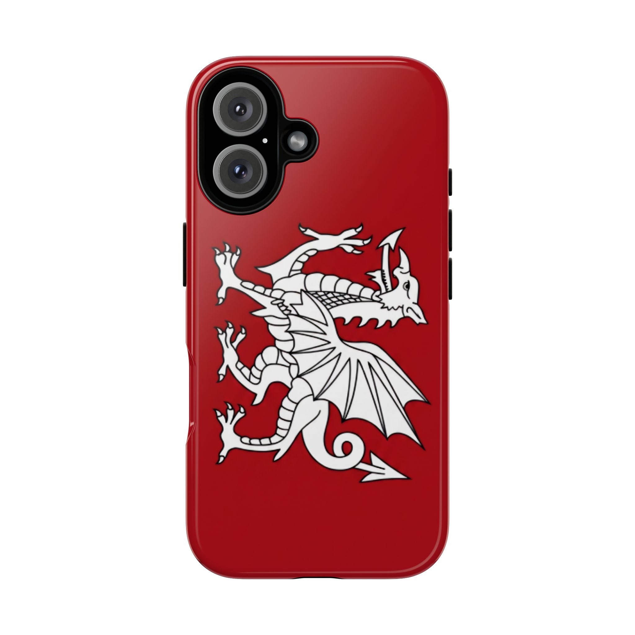 White Wessex Dragon Phone Case — Anglo-Saxon Emblem Phone Cover