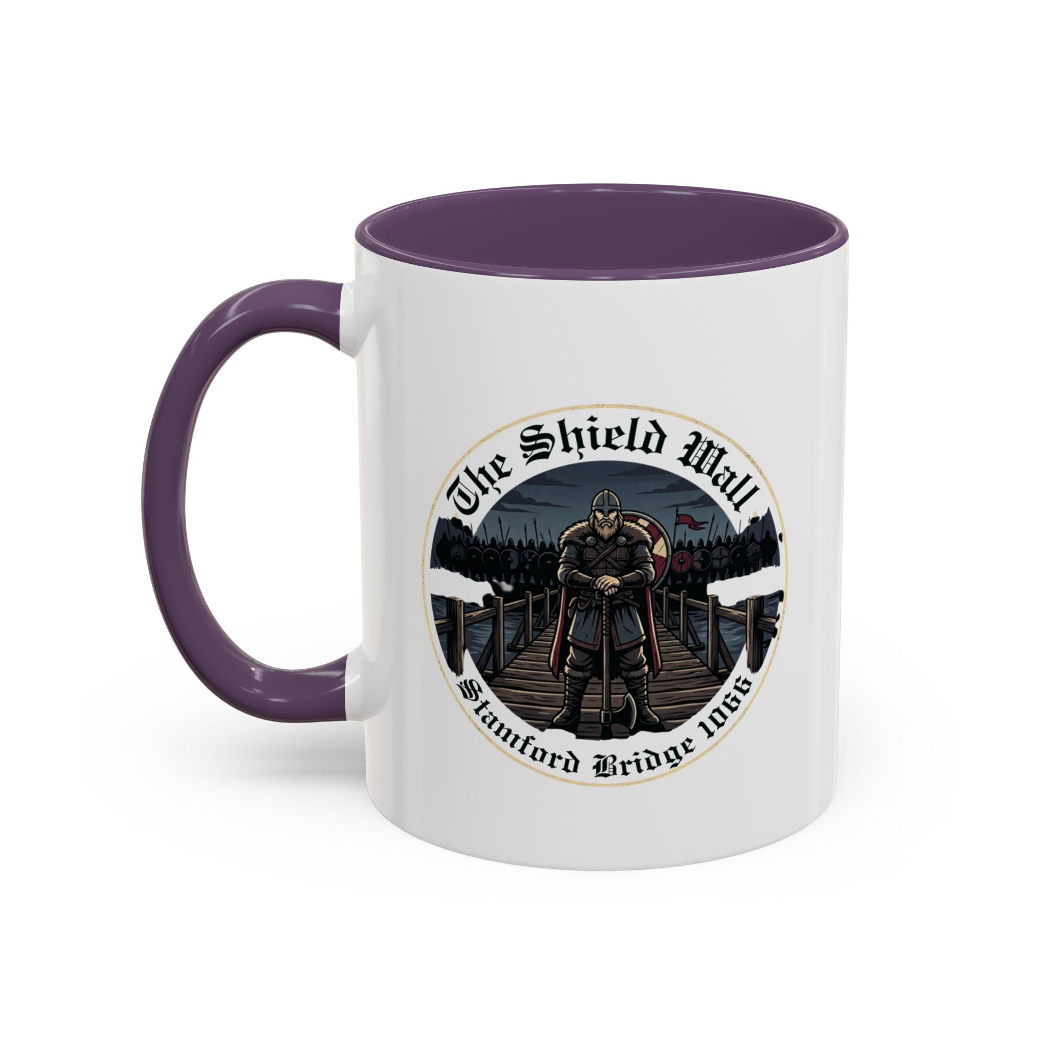 Stamford Bridge 1066 Accent Mug — The Lone Axeman of the Shield Wall