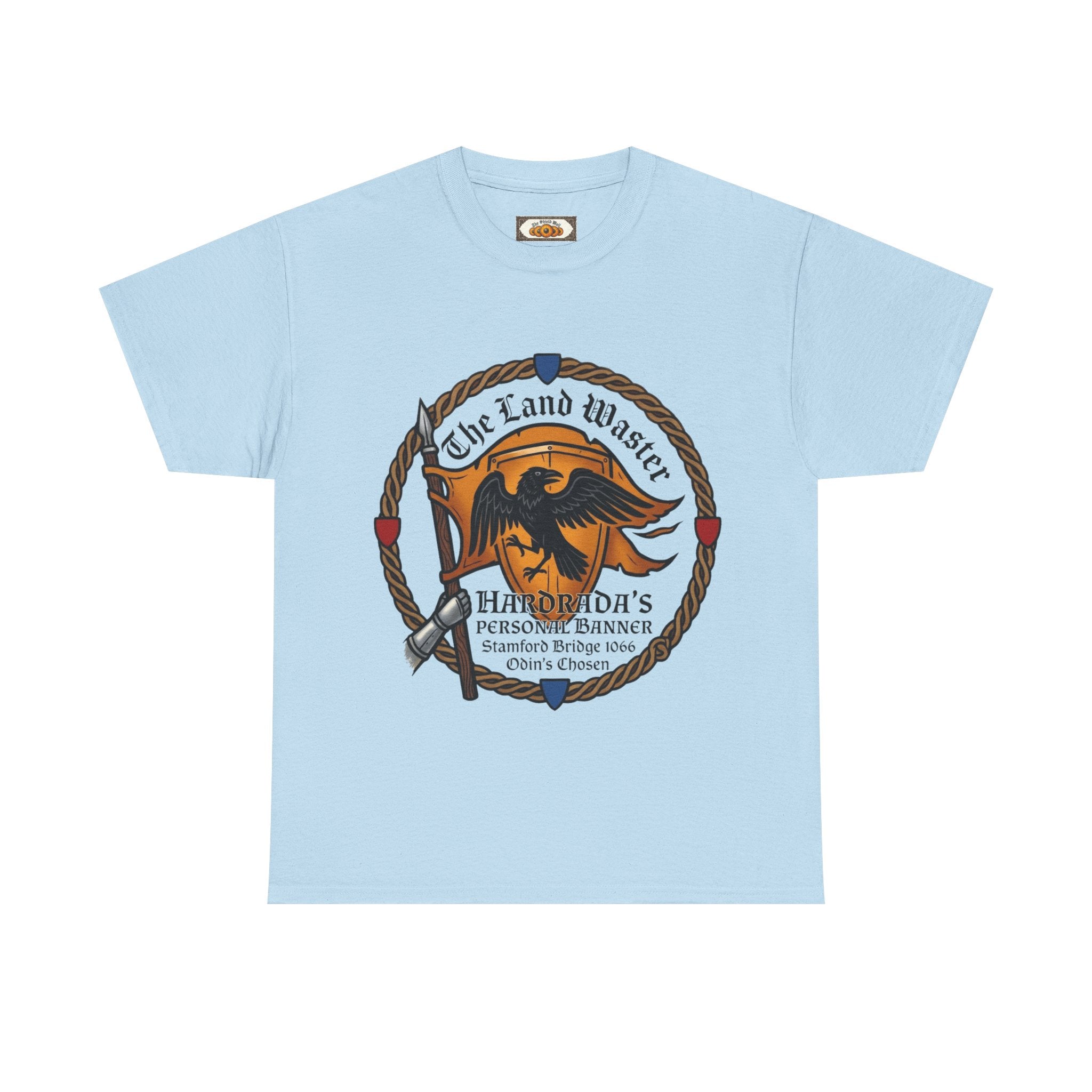Stamford Bridge 1066 Unisex T-Shirt | Harald Hardrada 'Land Waster' Banner | Viking Heritage Tee