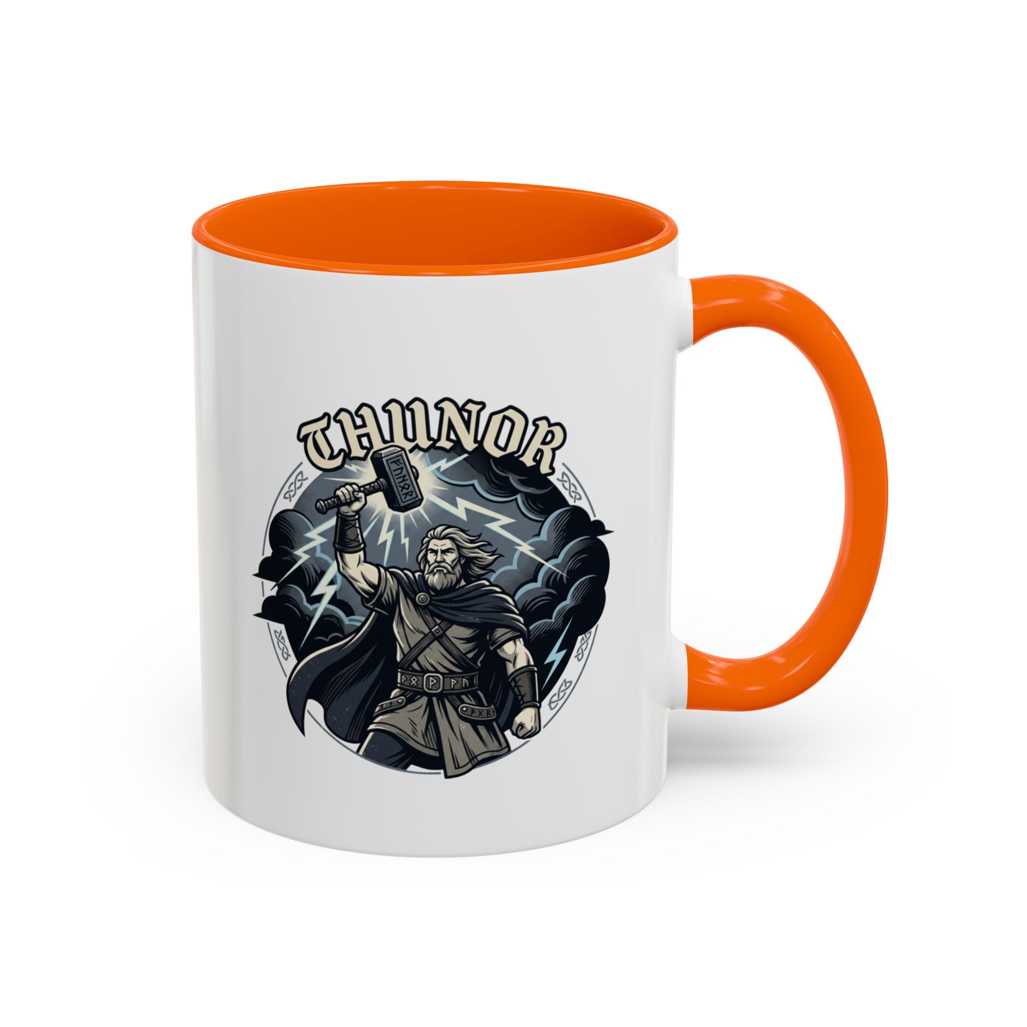 Thunor Coffee Mug — Anglo-Saxon God of Thunder Accent Mug | The Shield Wall
