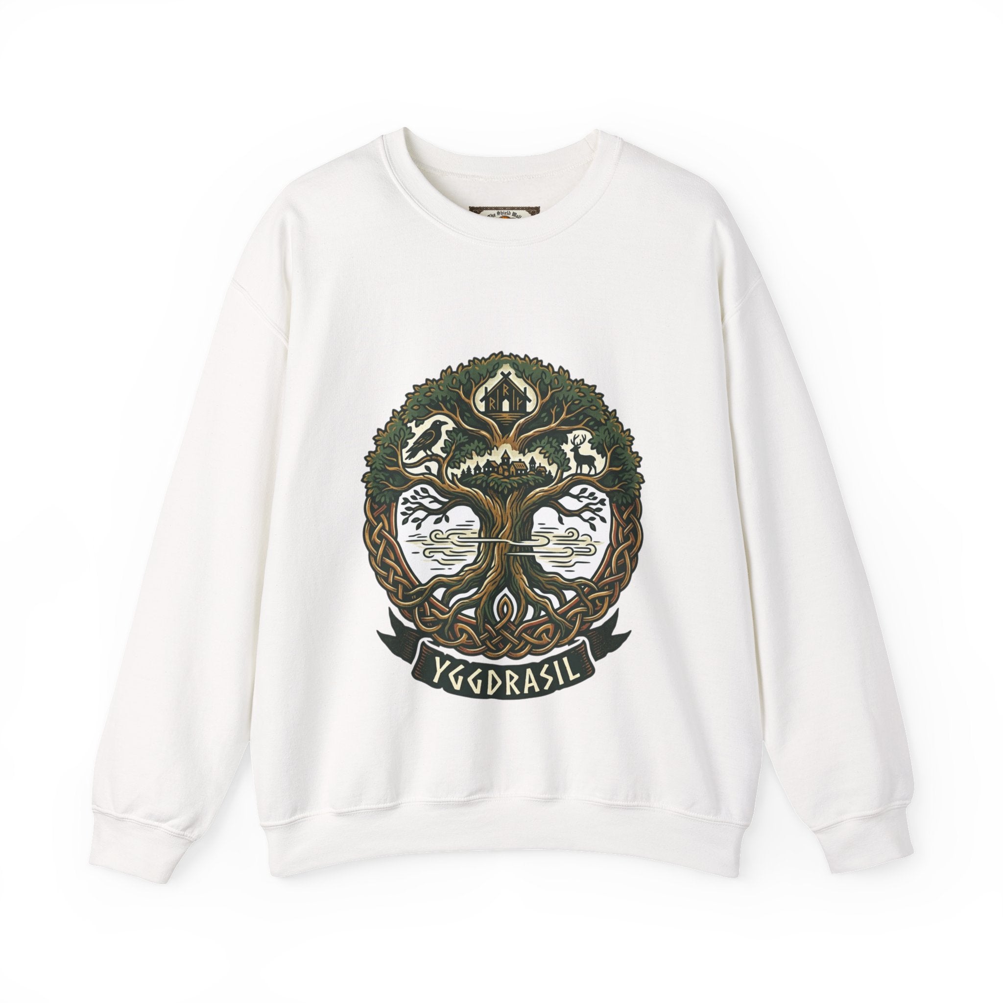 Yggdrasil Norse World Tree Sweatshirt | Unisex Viking Mythology Apparel