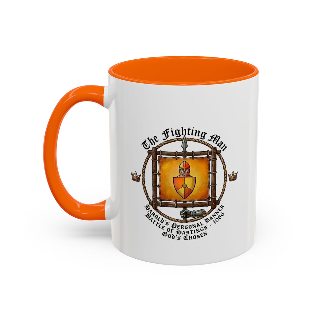 King Harold 'God's Chosen' Fighting Man Banner Coffee Mug | 1066 Battle of Hastings – 11oz
