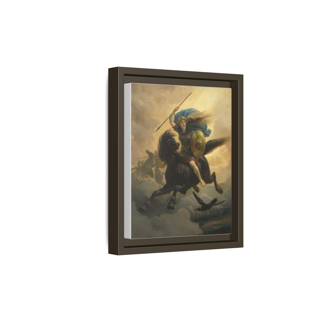 The Valkyrie by Peter Nicolai Arbo | 8×10" Framed Matte Canvas Print