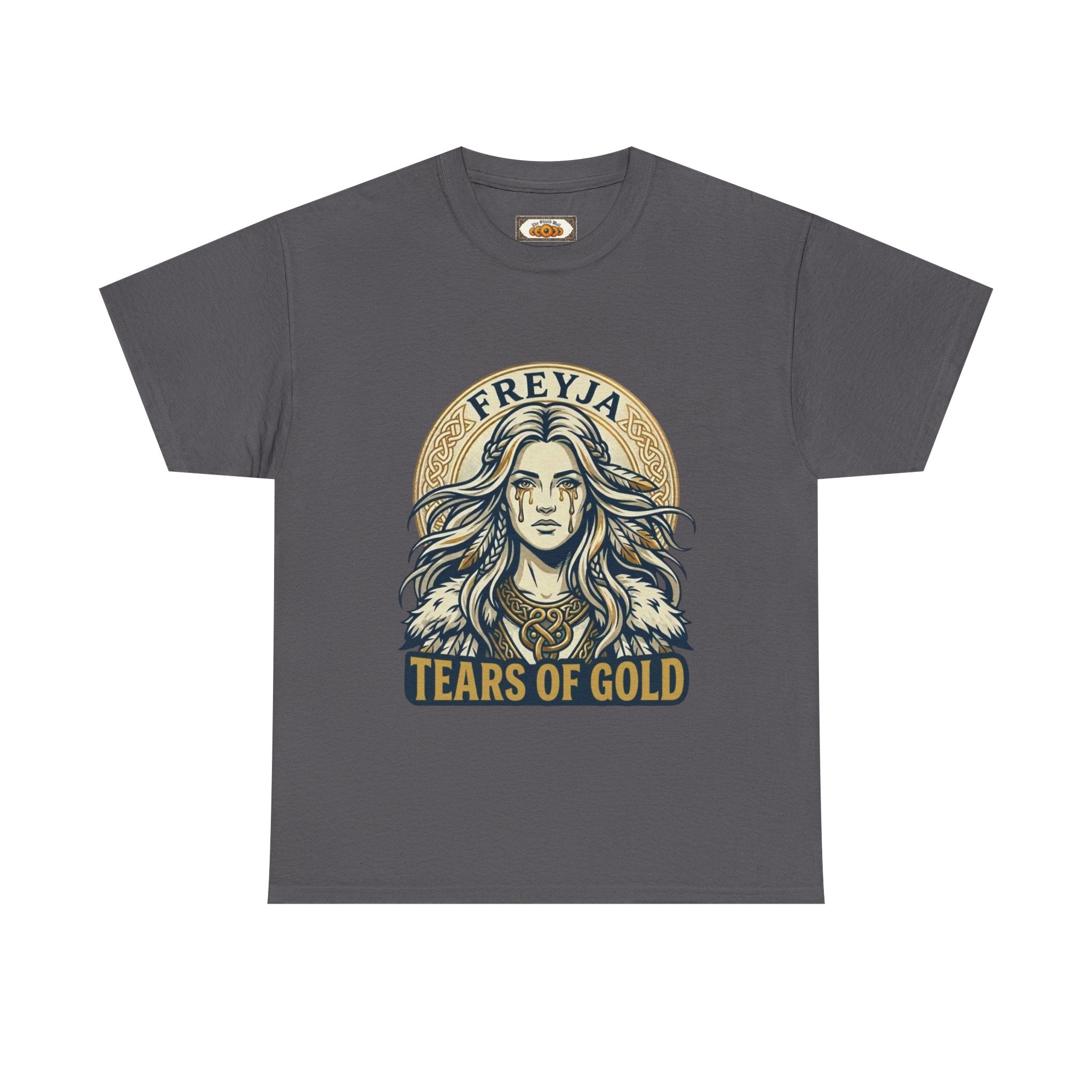 Freyja Tears of Gold T-Shirt | Unisex Adults | Norse Goddess Mythology Tee