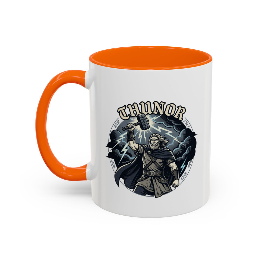 Thunor Coffee Mug — Anglo-Saxon God of Thunder Accent Mug | The Shield Wall