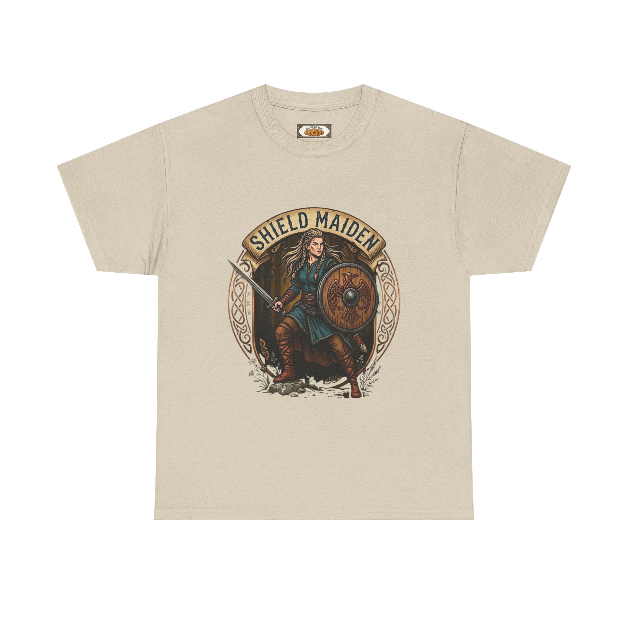 Shield Maiden T-Shirt | Unisex Adult Viking Warrior Tee