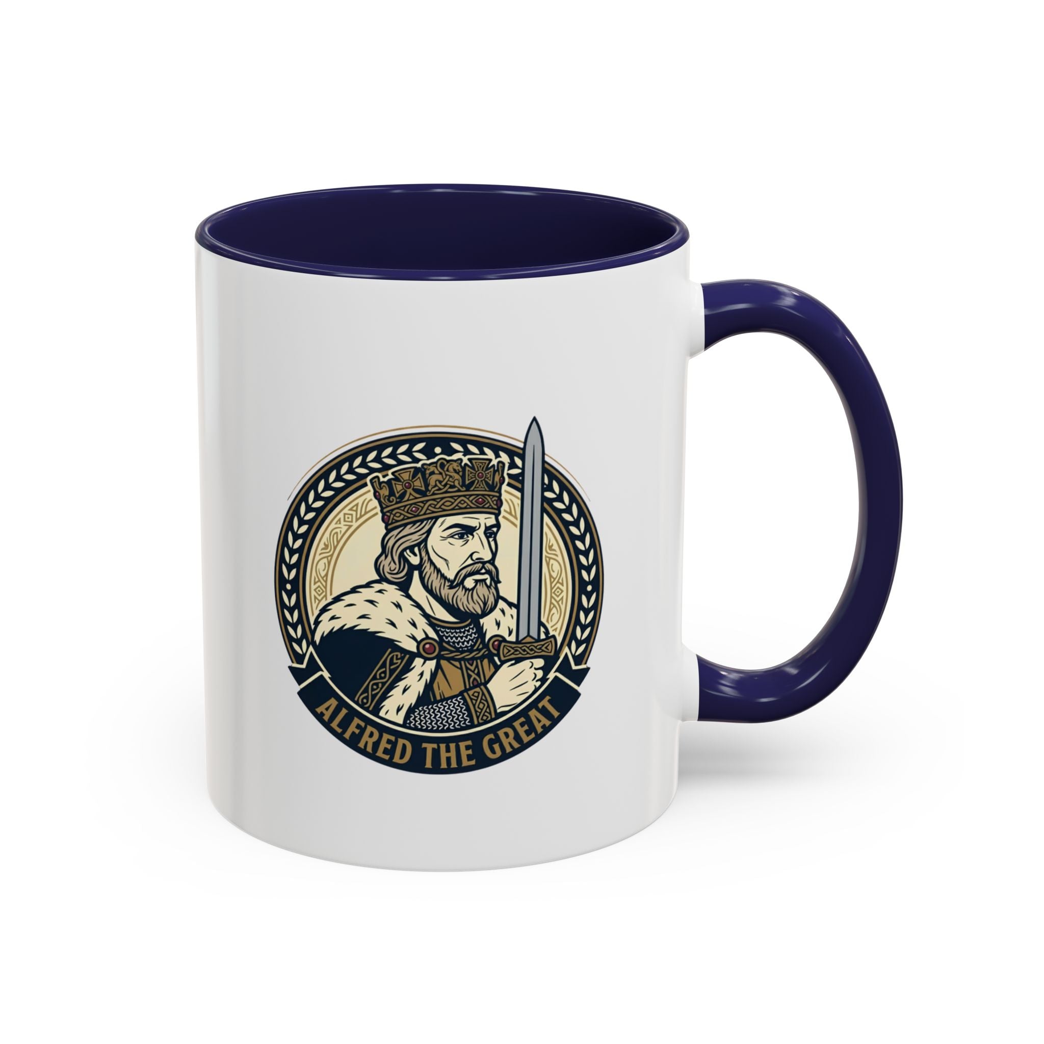 Alfred the Great Coffee Mug — Viking Heritage Anglo-Saxon Gift