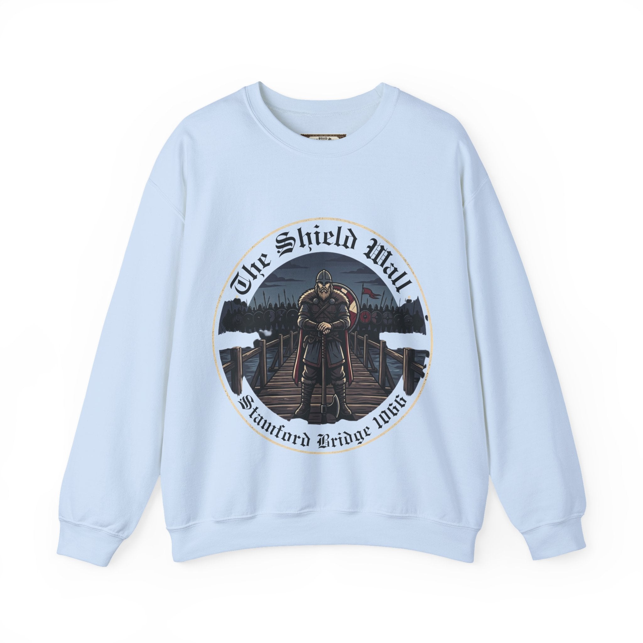Viking Shield Wall Crewneck Sweatshirt | Unisex Adults | Stamford Bridge 1066