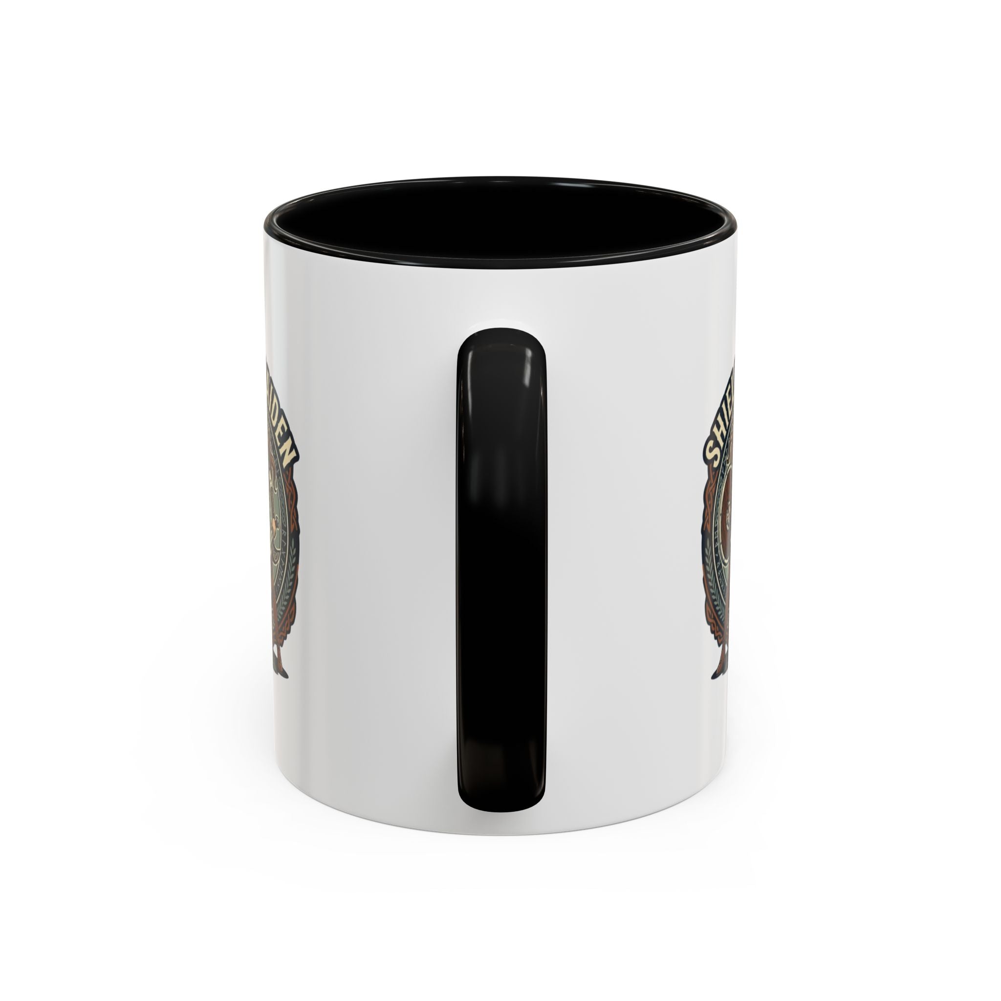 Shield Maiden Coffee Mug | Anglo-Saxon Warrior Woman | 11oz Accent Mug