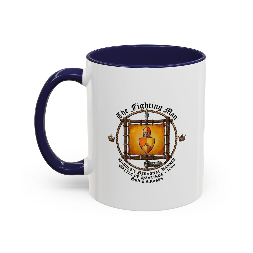 King Harold 'God's Chosen' The Fighting Man Banner Coffee Mug — 1066 Battle of Hastings Tribute