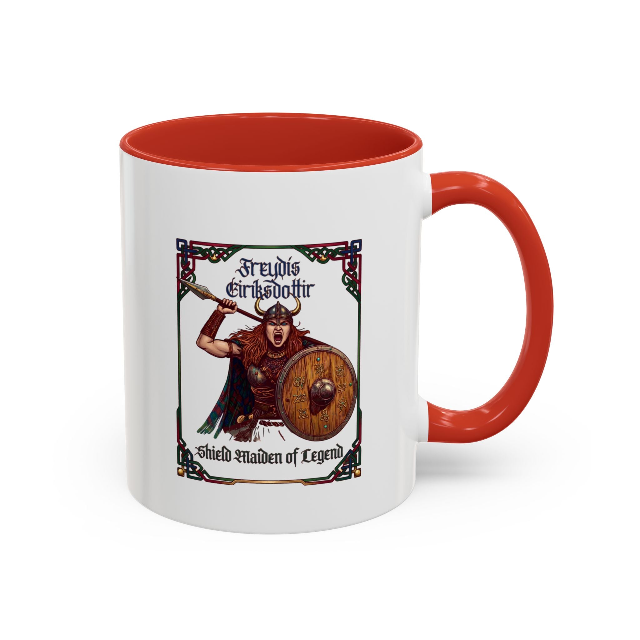 Freydís Eiríksdóttir Shield Maiden Coffee Mug | Viking Norse History Gift – 11oz