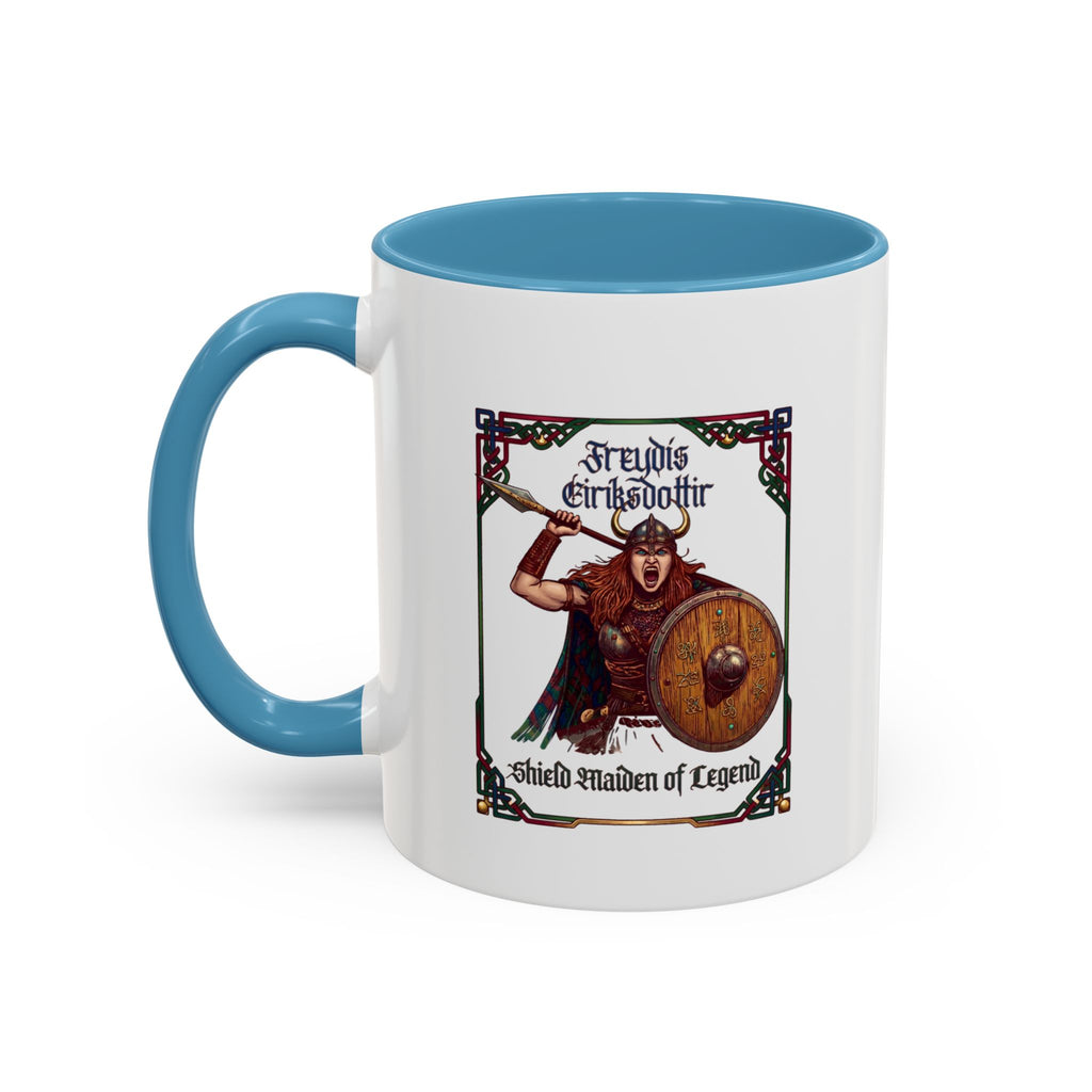 Freydís Eiríksdóttir Shield Maiden Coffee Mug | Viking Norse History Gift – 11oz