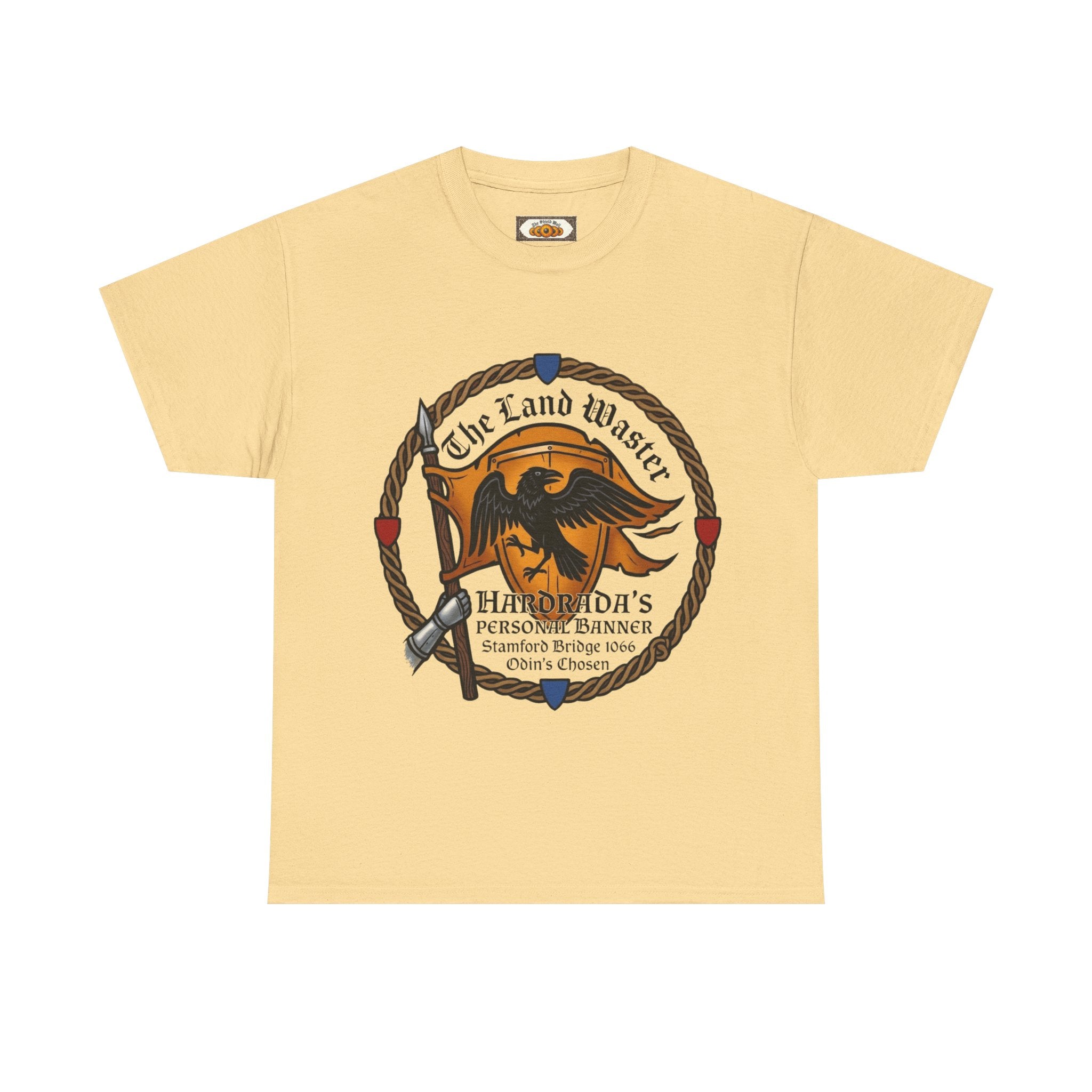 Stamford Bridge 1066 Unisex T-Shirt | Harald Hardrada 'Land Waster' Banner | Viking Heritage Tee