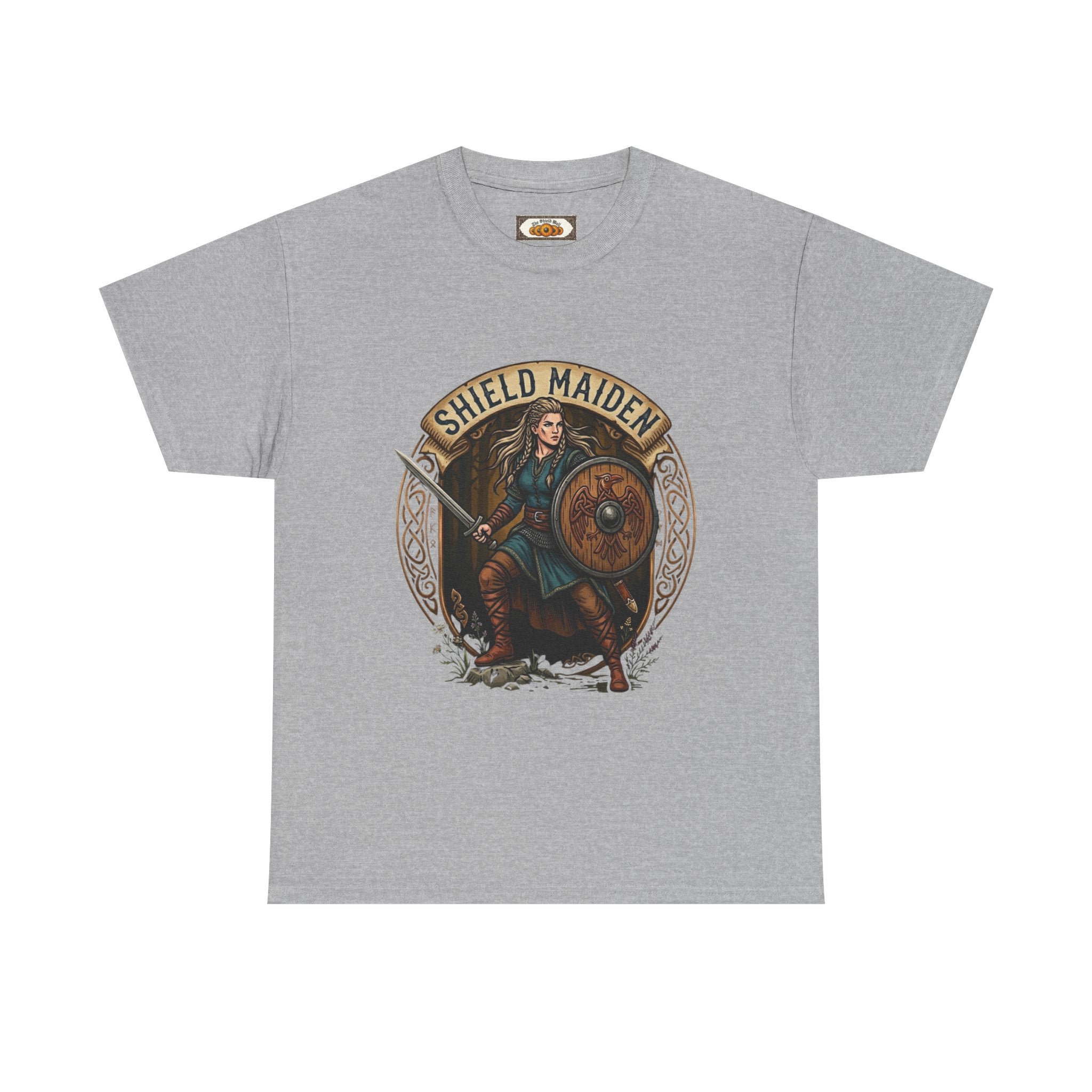 Shield Maiden T-Shirt | Unisex Adult Viking Warrior Tee