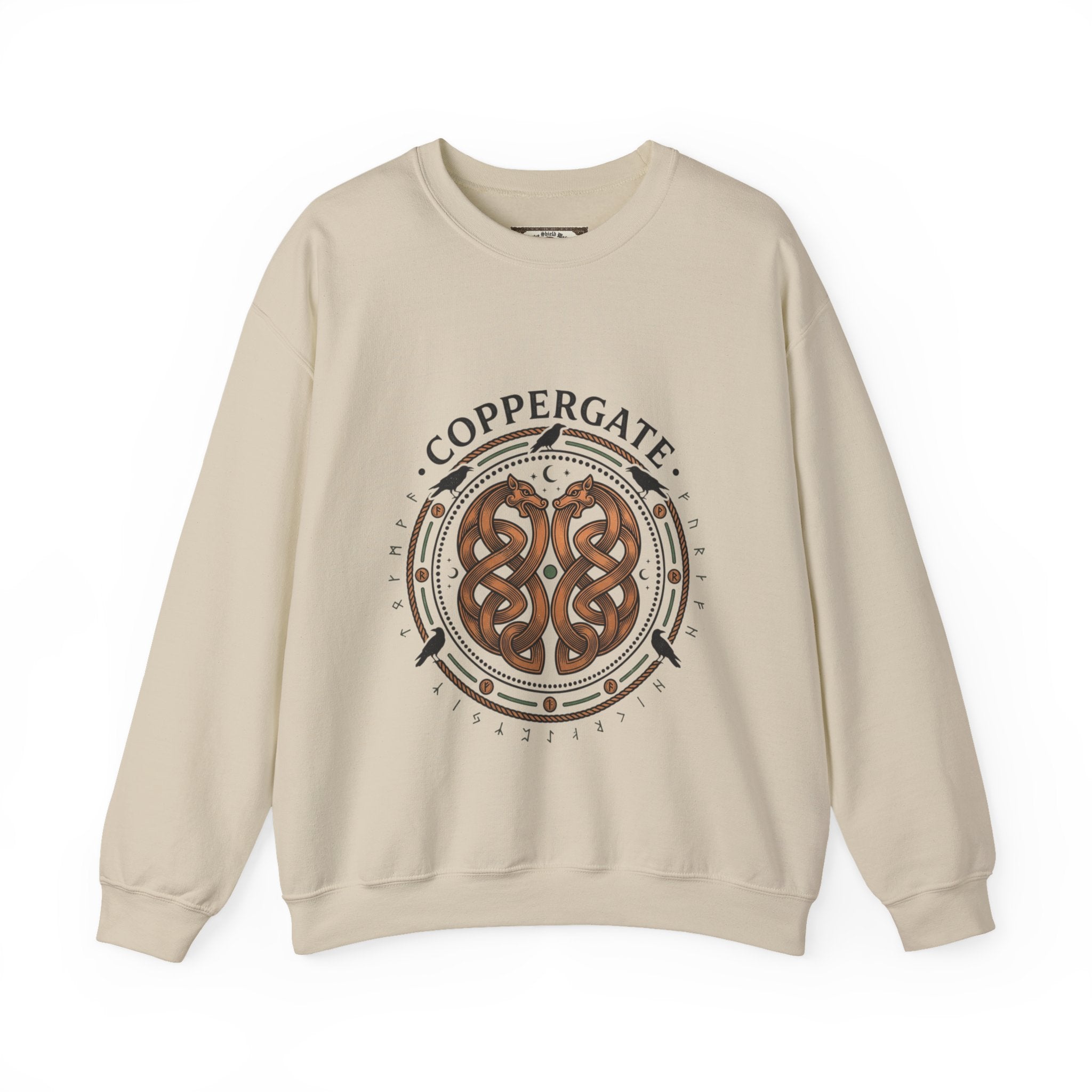 Coppergate Knotwork Sweatshirt | Unisex Anglo-Saxon Heritage Crewneck