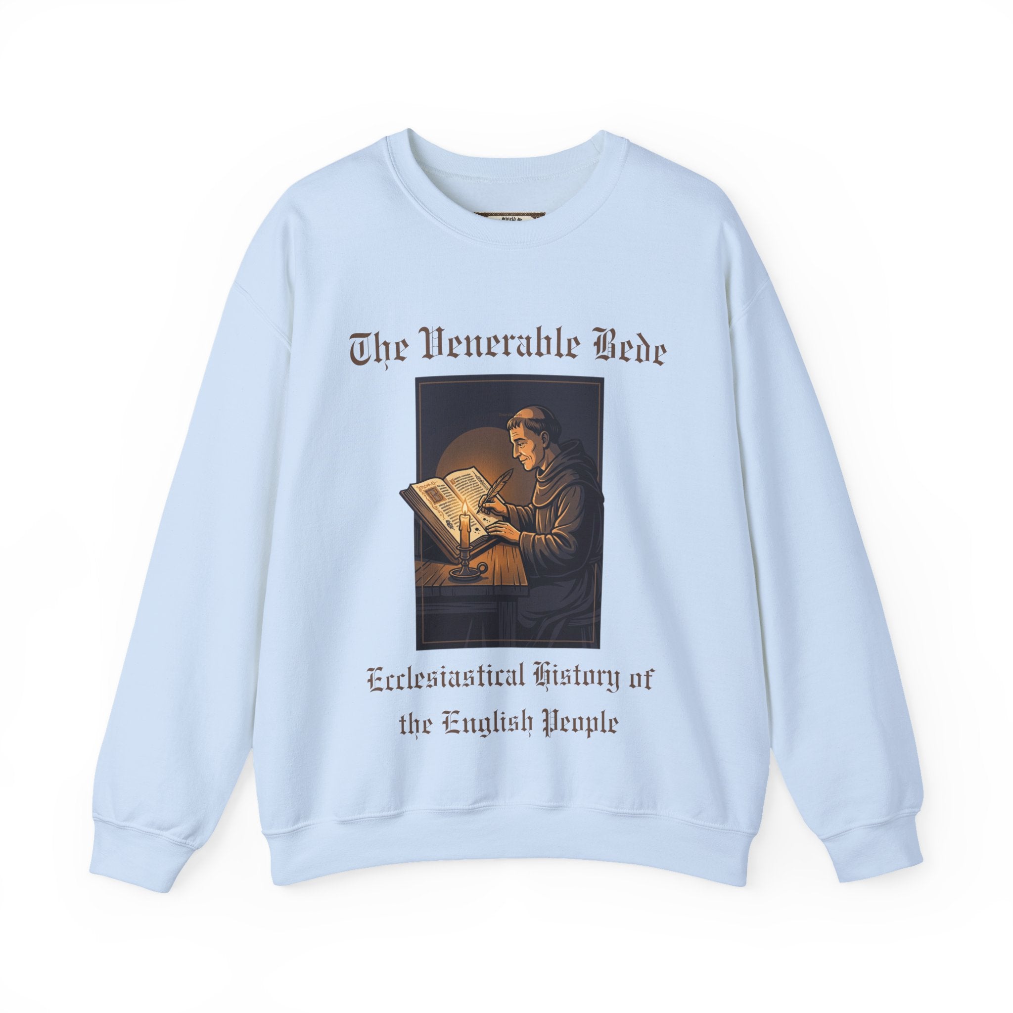 The Venerable Bede Sweatshirt | Unisex Anglo-Saxon Scholar History Crewneck for Adults