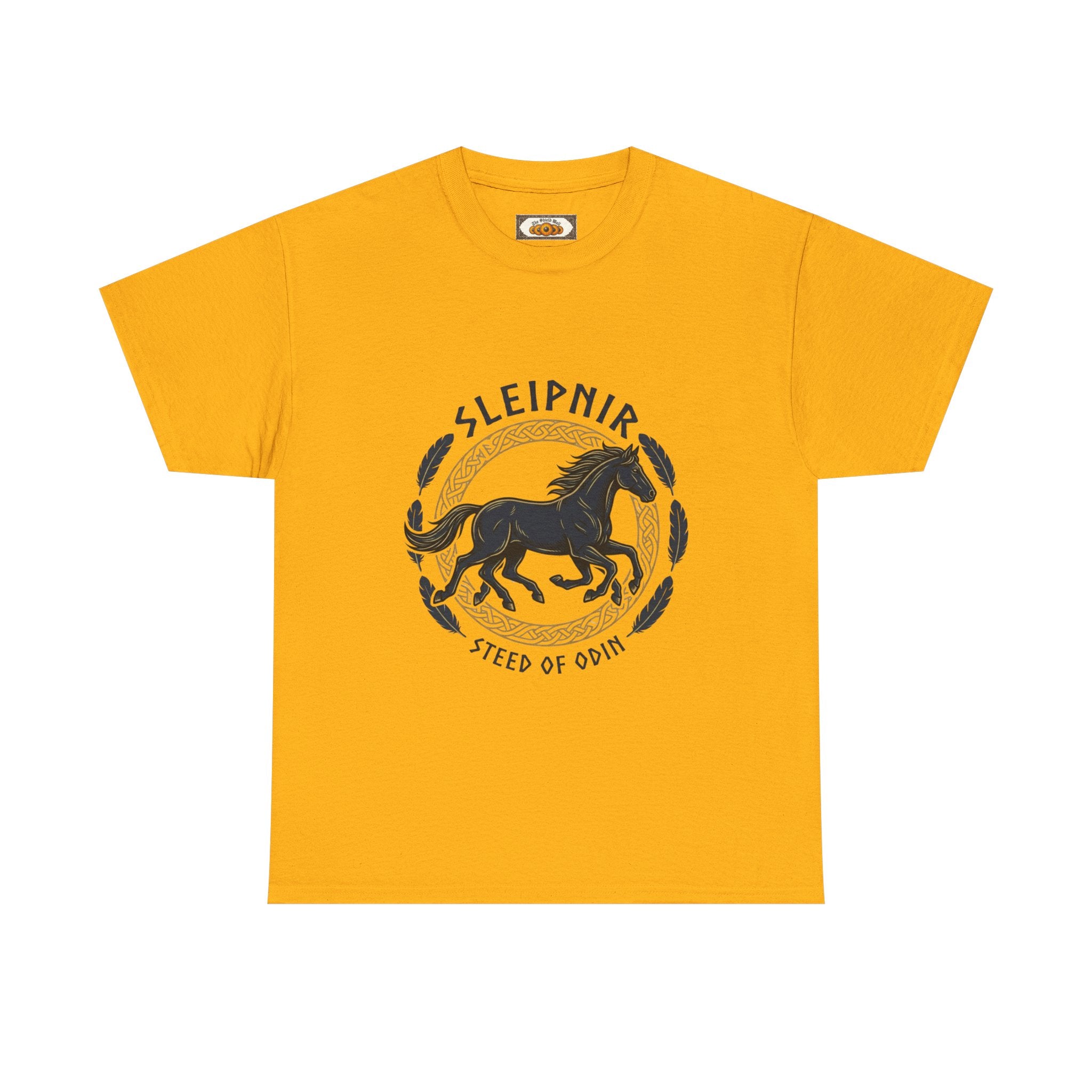 Sleipnir T-Shirt | Unisex Viking Norse Mythology Tee | Wild Hunt Odin's Eight-Legged Horse
