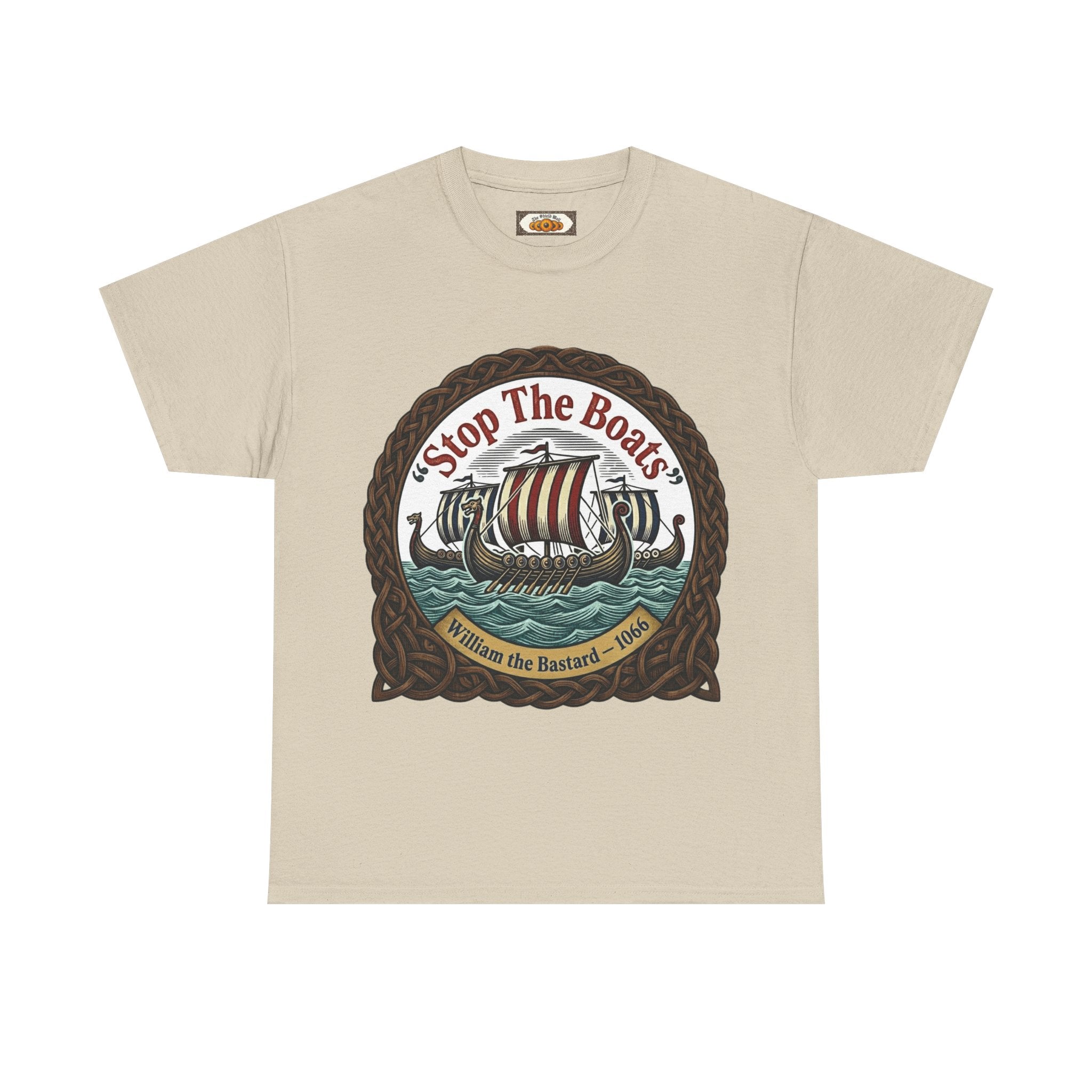 Stop the Boats T-Shirt | Unisex Adults | Norman Conquest 1066 History Tee