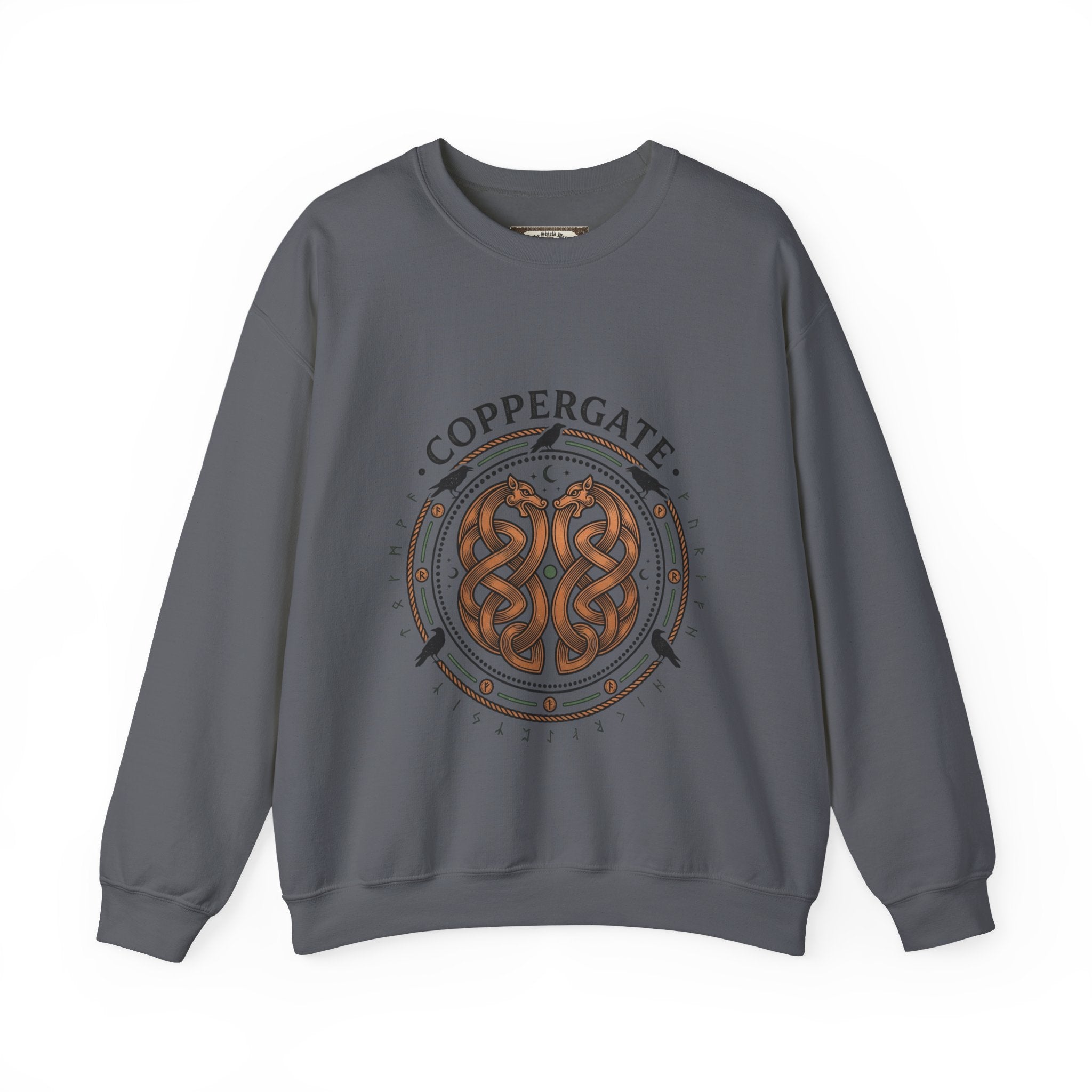 Coppergate Knotwork Sweatshirt | Unisex Anglo-Saxon Heritage Crewneck