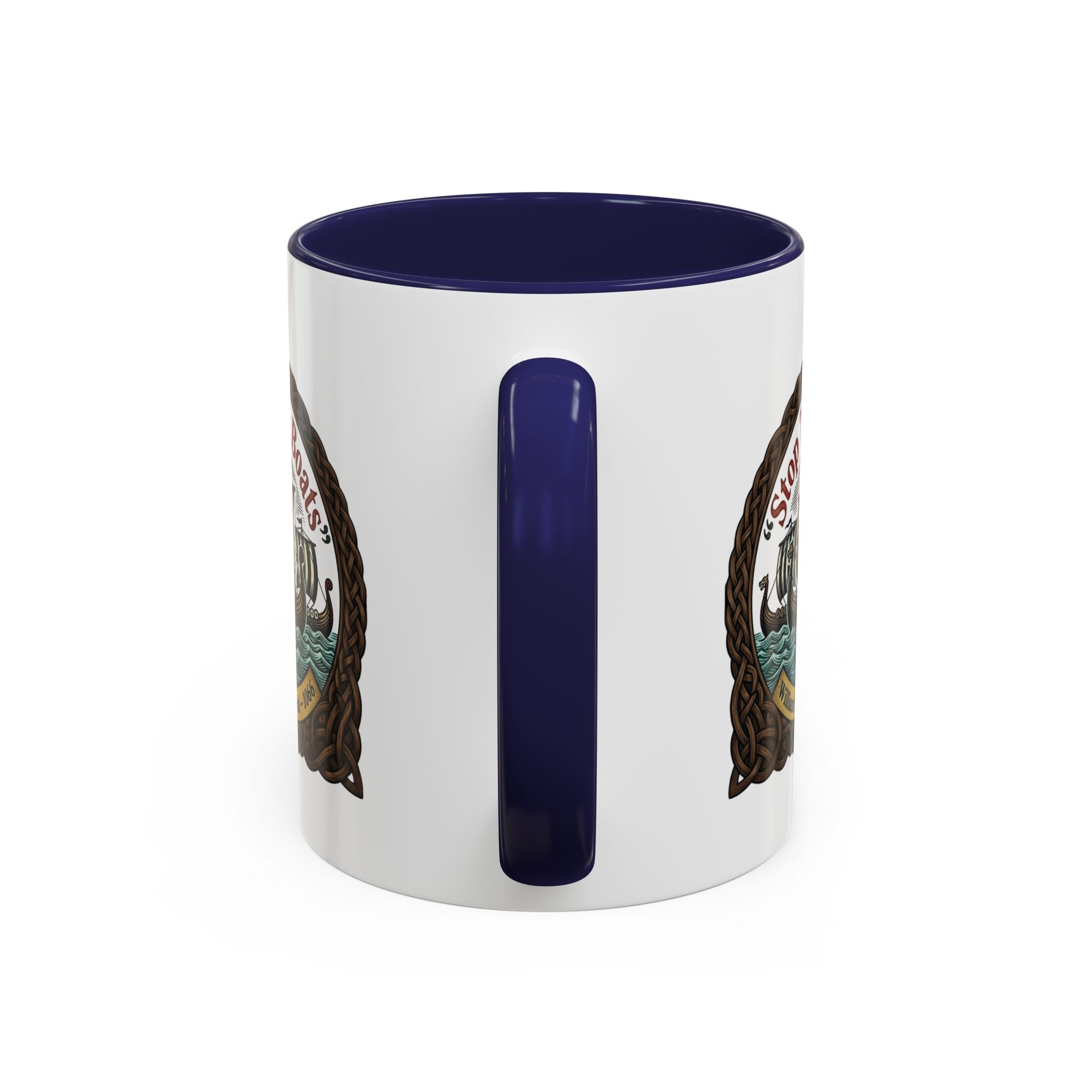 "Stop the Boats" Norman Protest Accent Coffee Mug — William the Bastard 1066 — 11oz
