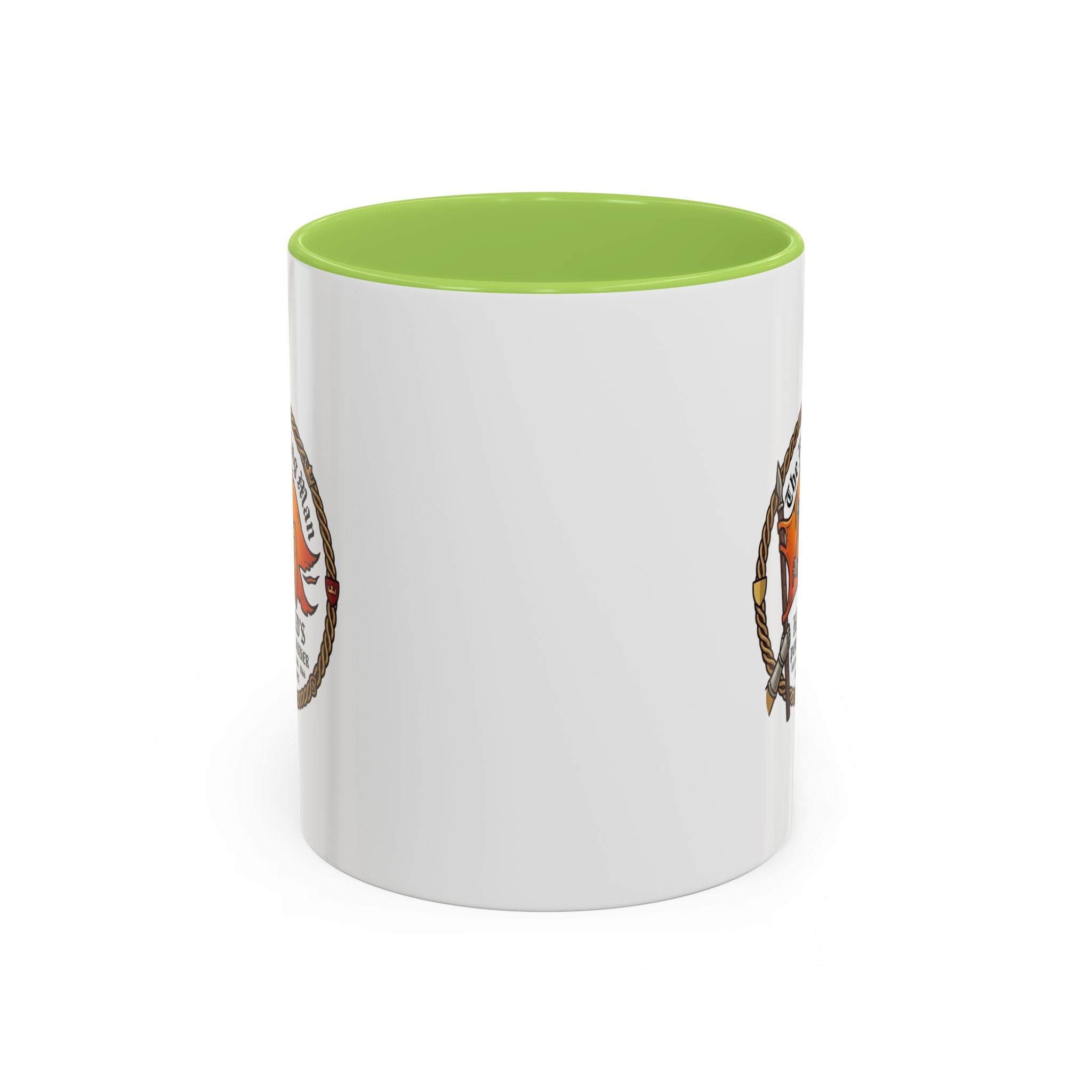 King Harold The Fighting Man Axe Banner Accent Coffee Mug — 11/15oz Last Anglo Saxon King