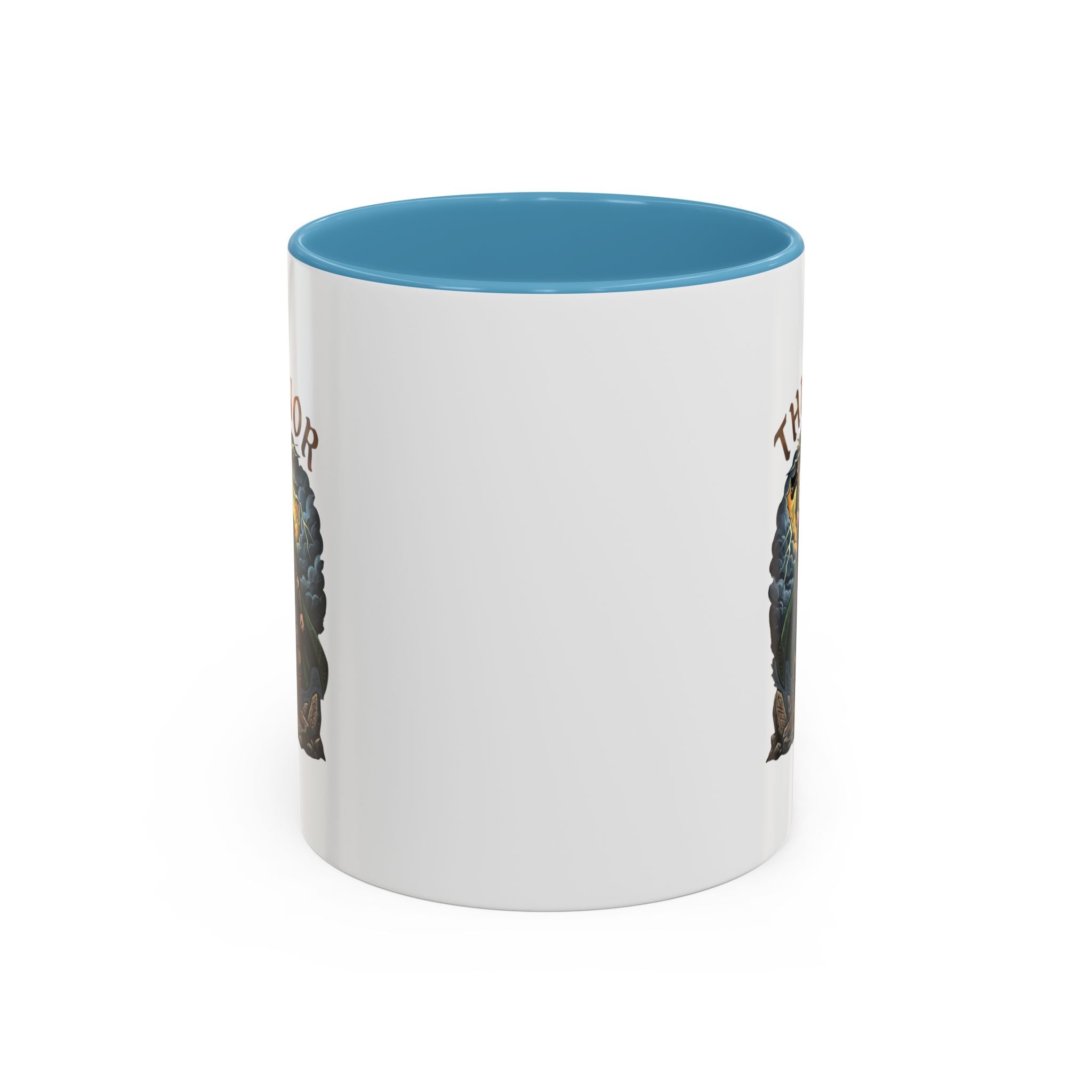 Thunor Hammer Coffee Mug — Anglo-Saxon God of Thunder | 11oz Accent Mug