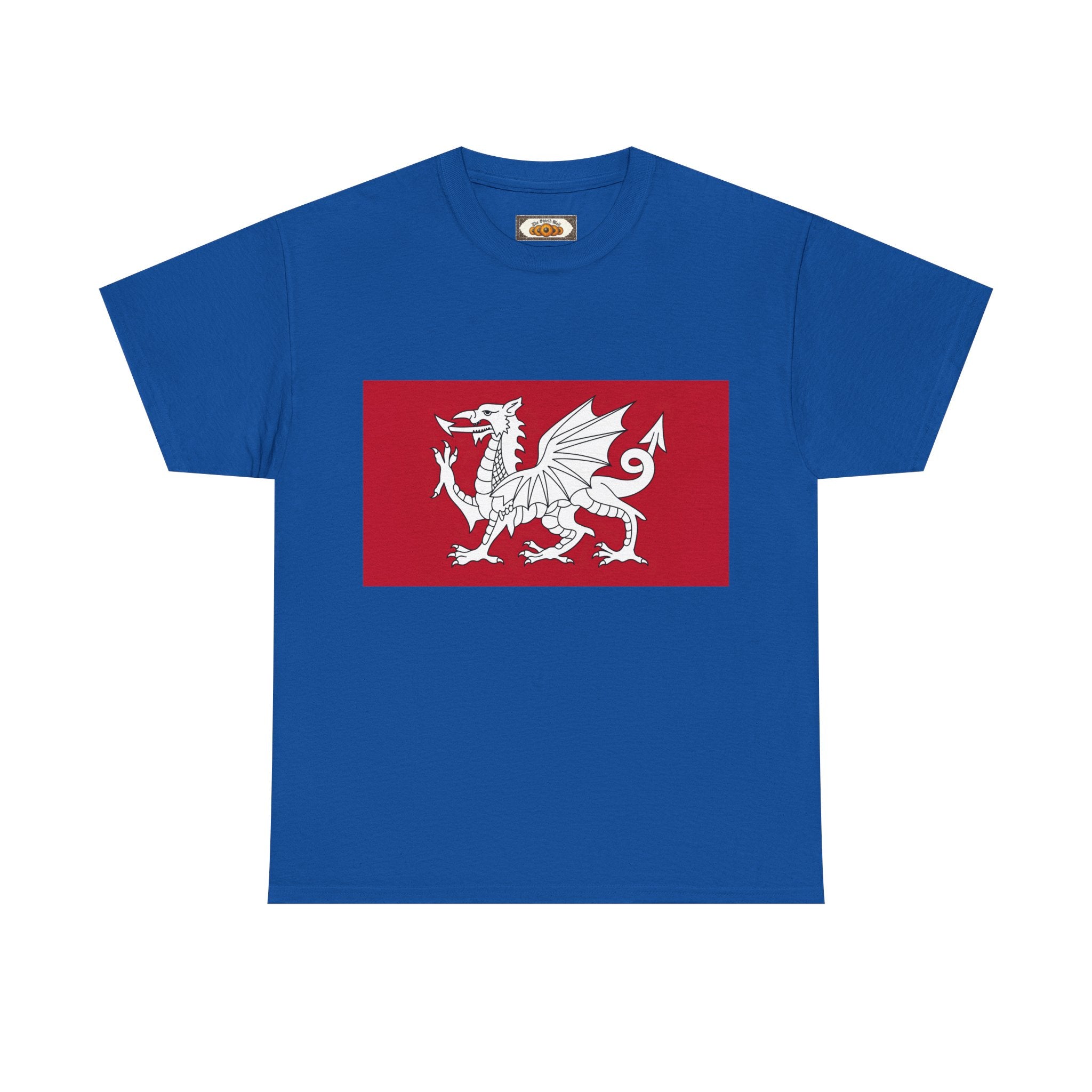 White Dragon of Wessex Unisex T-Shirt — Anglo-Saxon Emblem Tee | Heritage Clothing