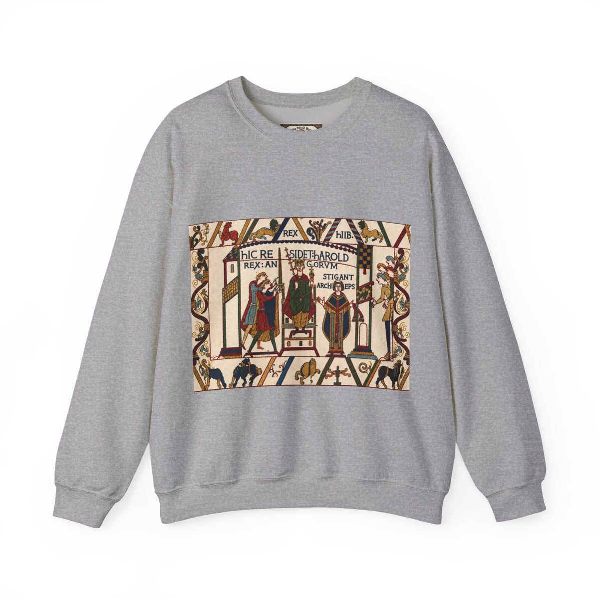 King Harold II — Bayeux Tapestry Coronation Sweatshirt | Heritage Clothing