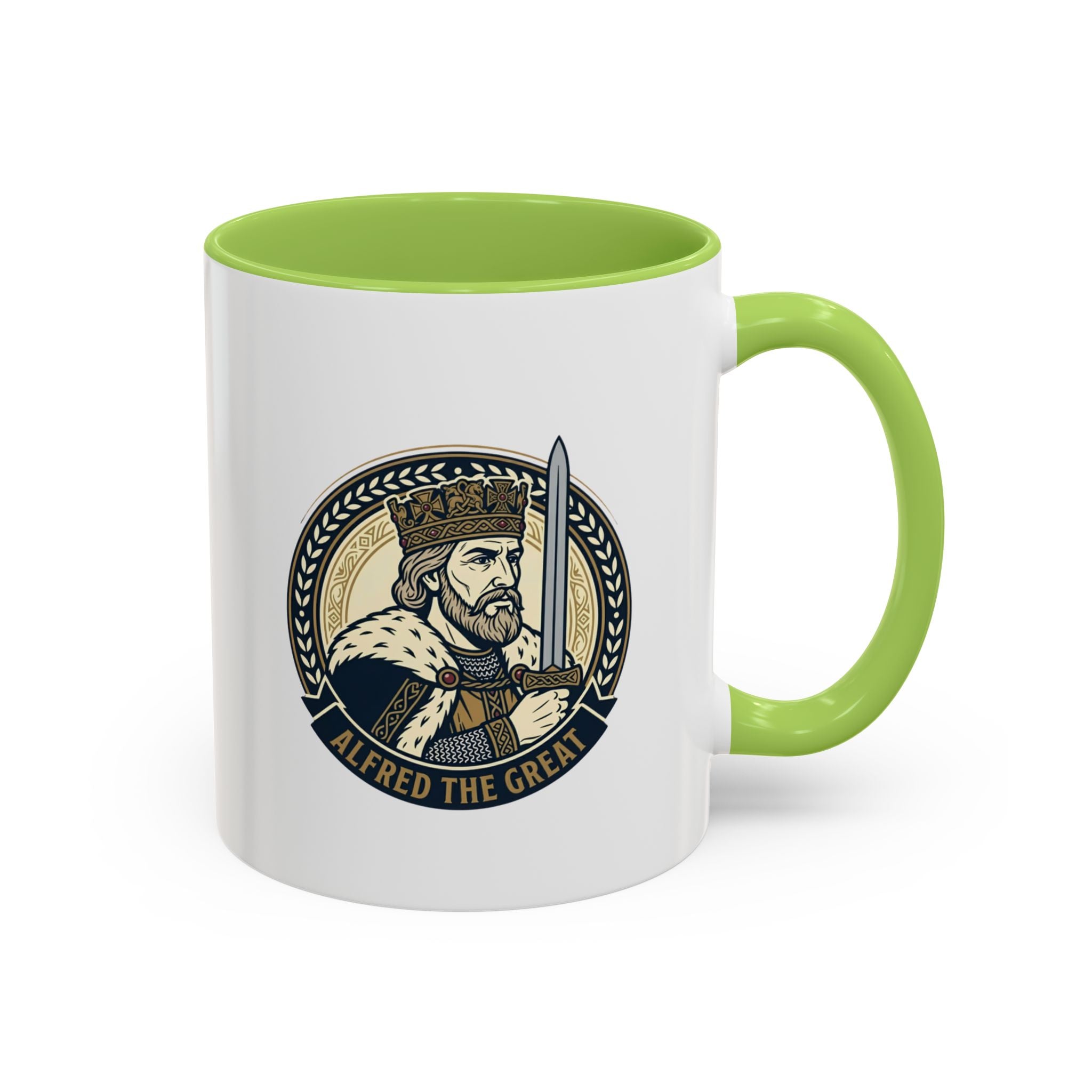 Alfred the Great Coffee Mug — Viking Heritage Anglo-Saxon Gift