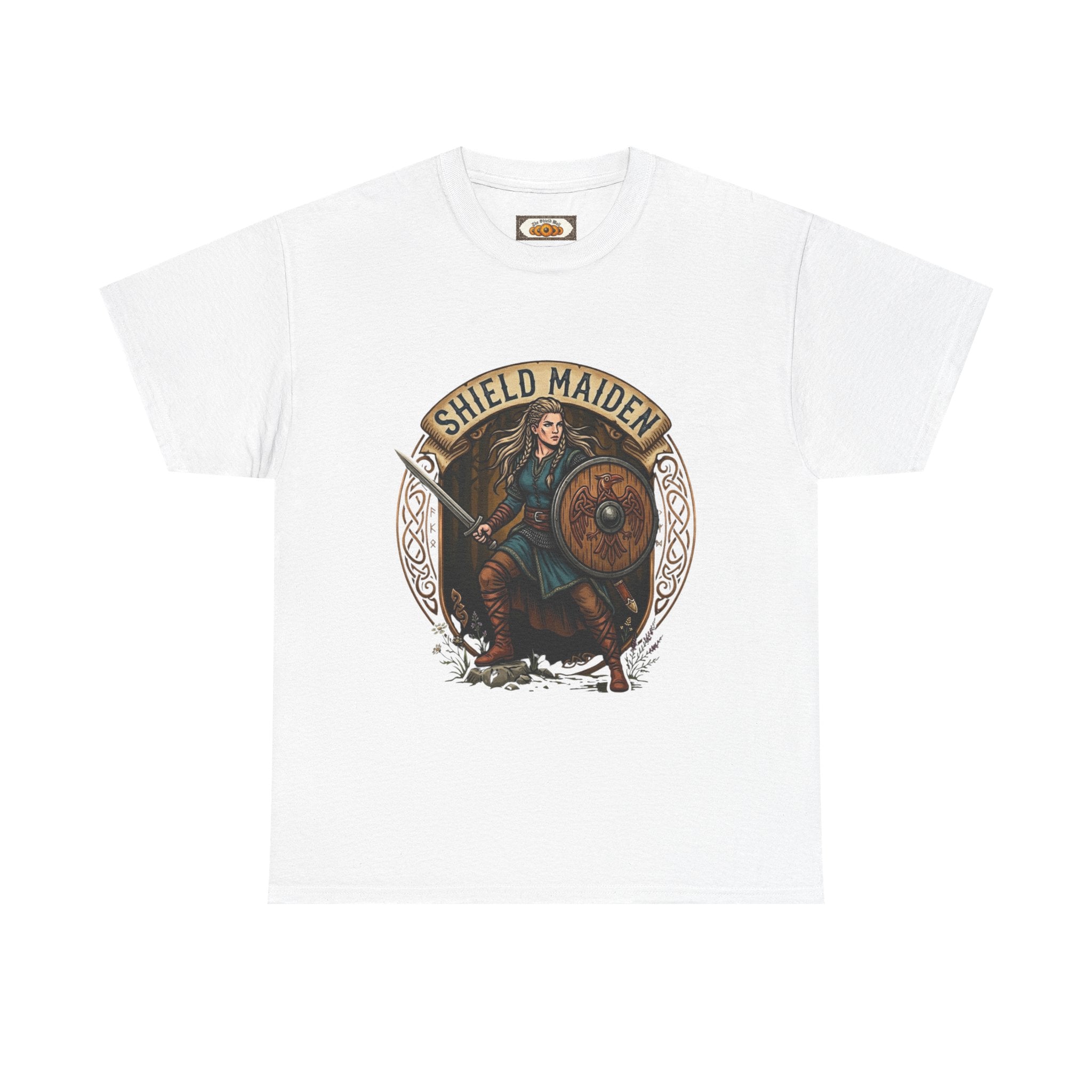 Shield Maiden T-Shirt | Unisex Adult Viking Warrior Tee