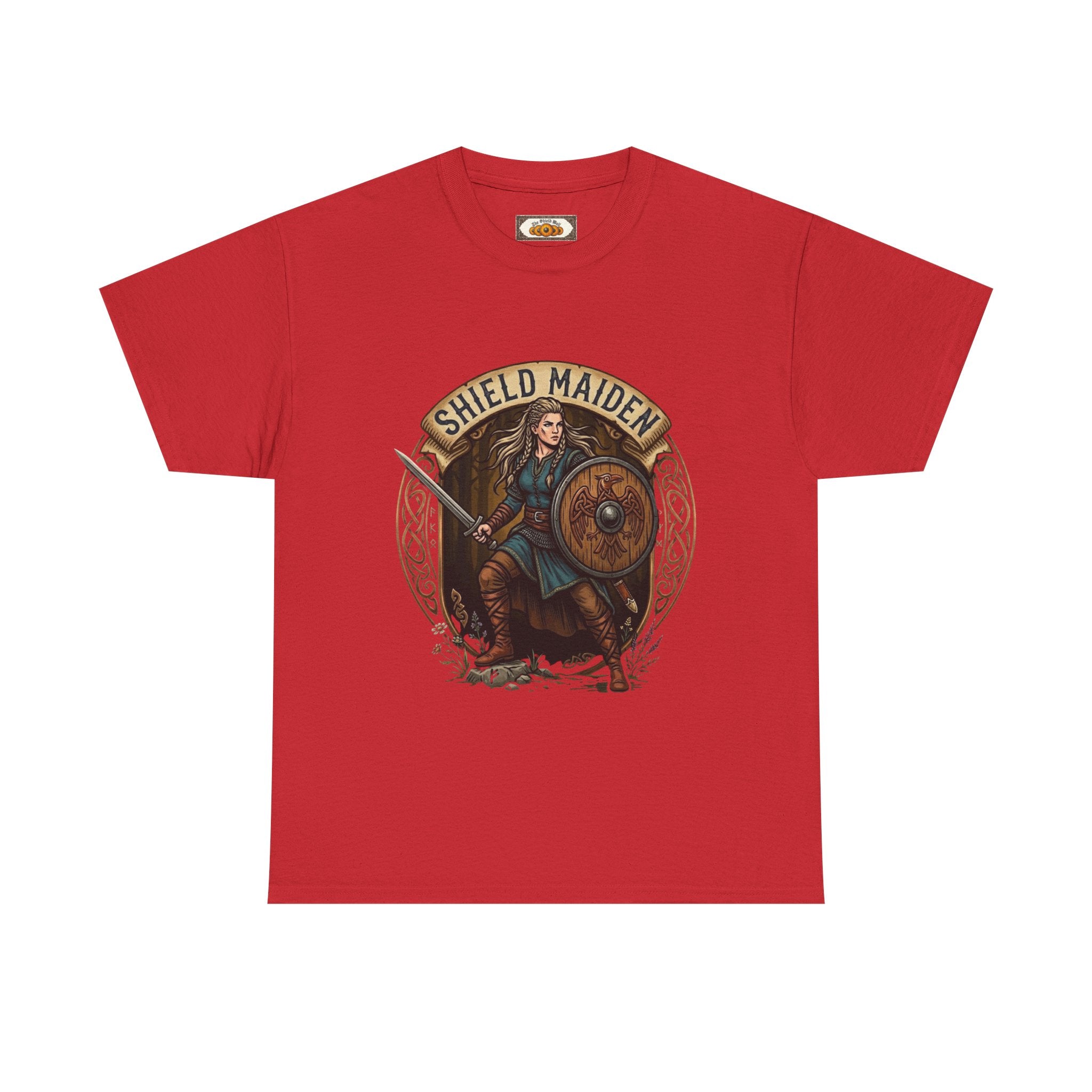 Shield Maiden T-Shirt | Unisex Adult Viking Warrior Tee