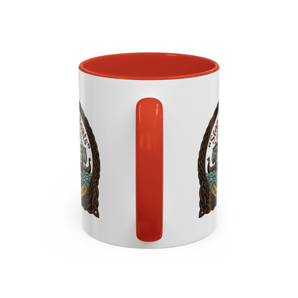 "Stop the Boats" Norman Protest Accent Coffee Mug — William the Bastard 1066 — 11oz