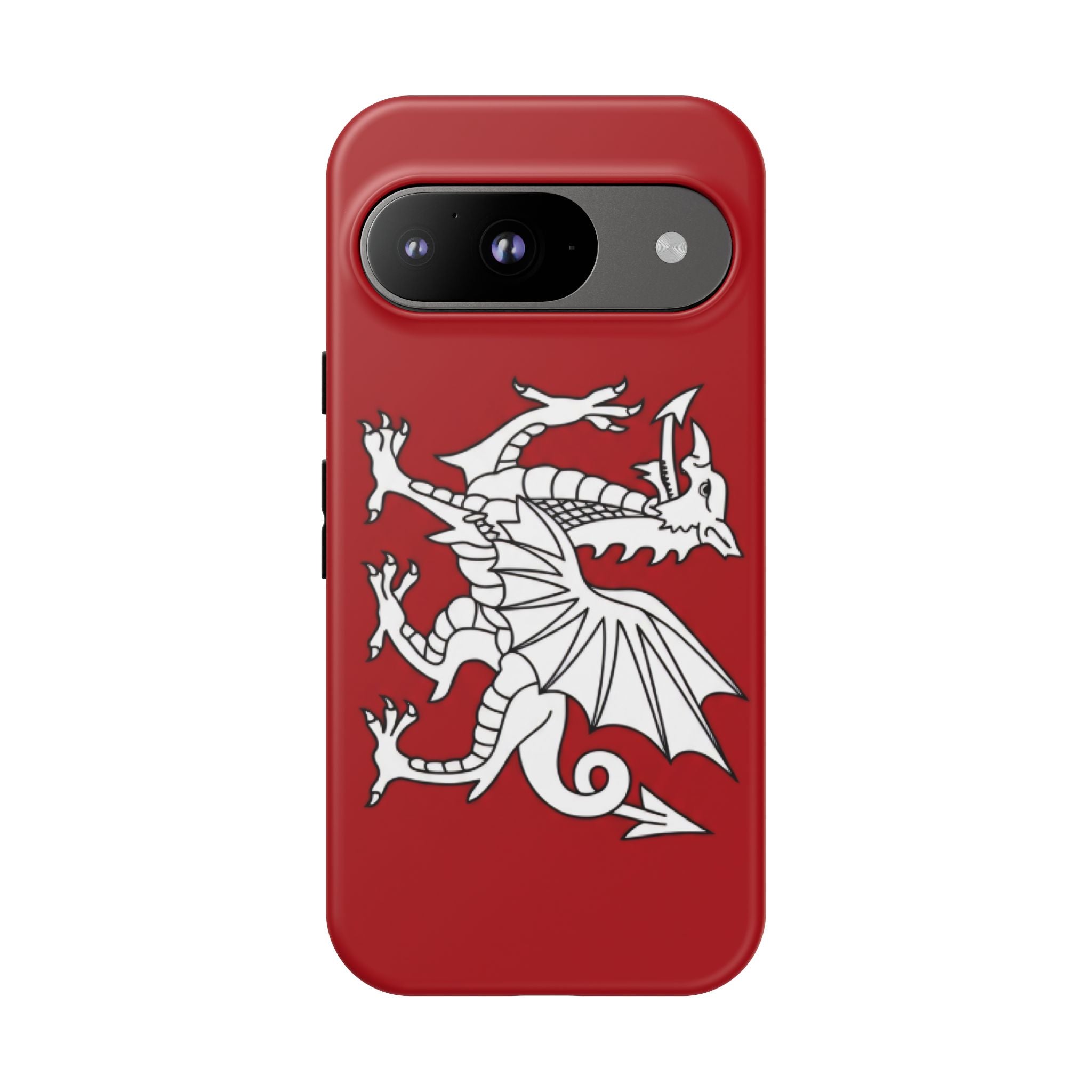 White Wessex Dragon Phone Case — Anglo-Saxon Emblem Phone Cover