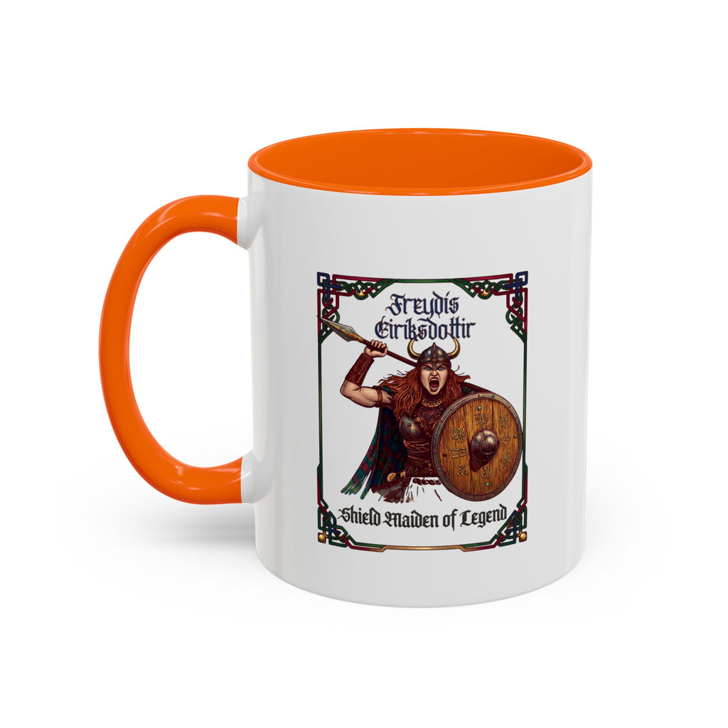 Freydís Eiríksdóttir Shield Maiden Coffee Mug | Viking Norse History Gift – 11oz