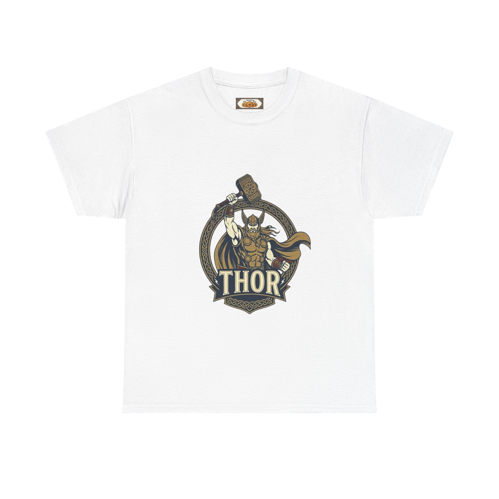 Thor Norse God of Thunder T-Shirt | Unisex Mjolnir Hammer Graphic Tee