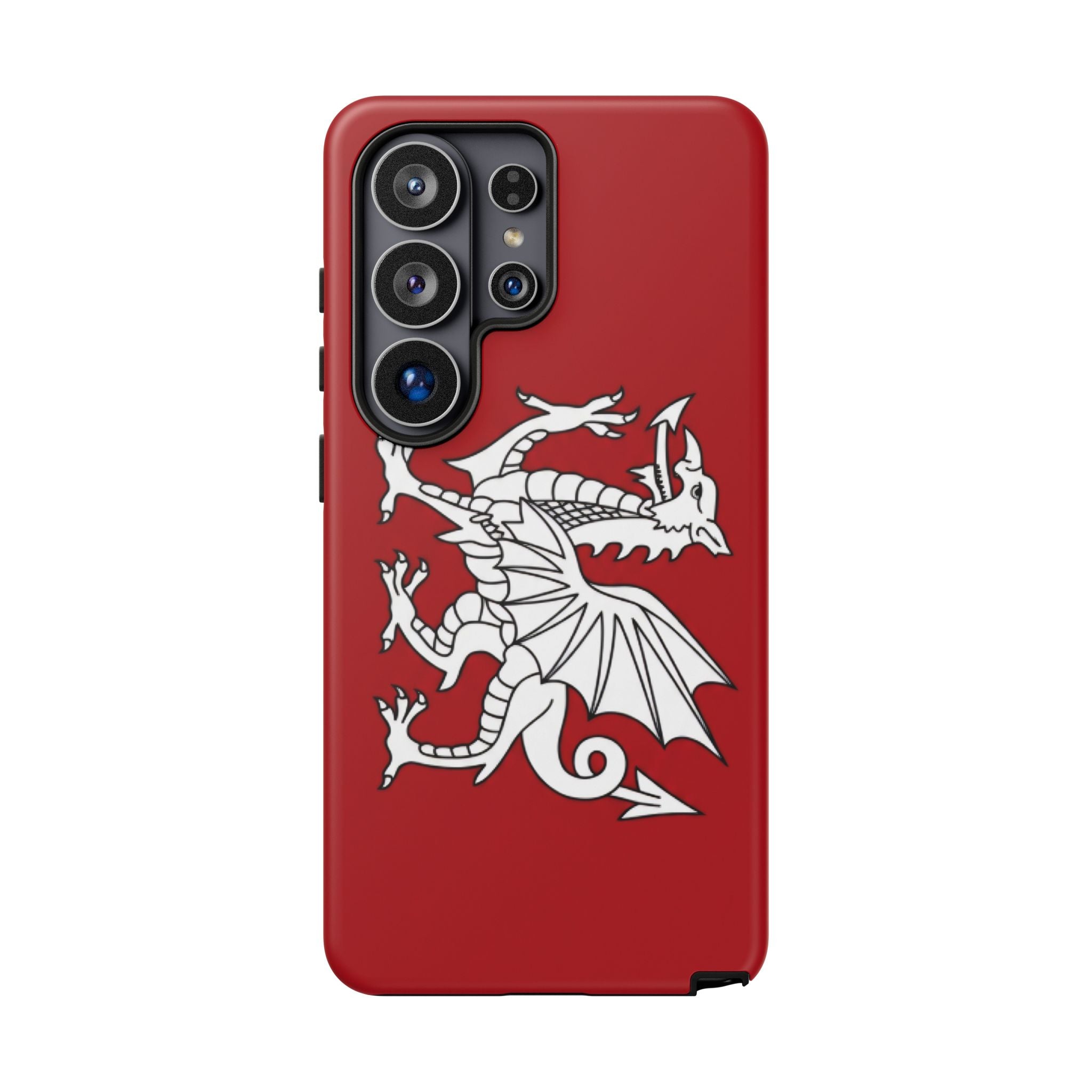 White Wessex Dragon Phone Case — Anglo-Saxon Emblem Phone Cover