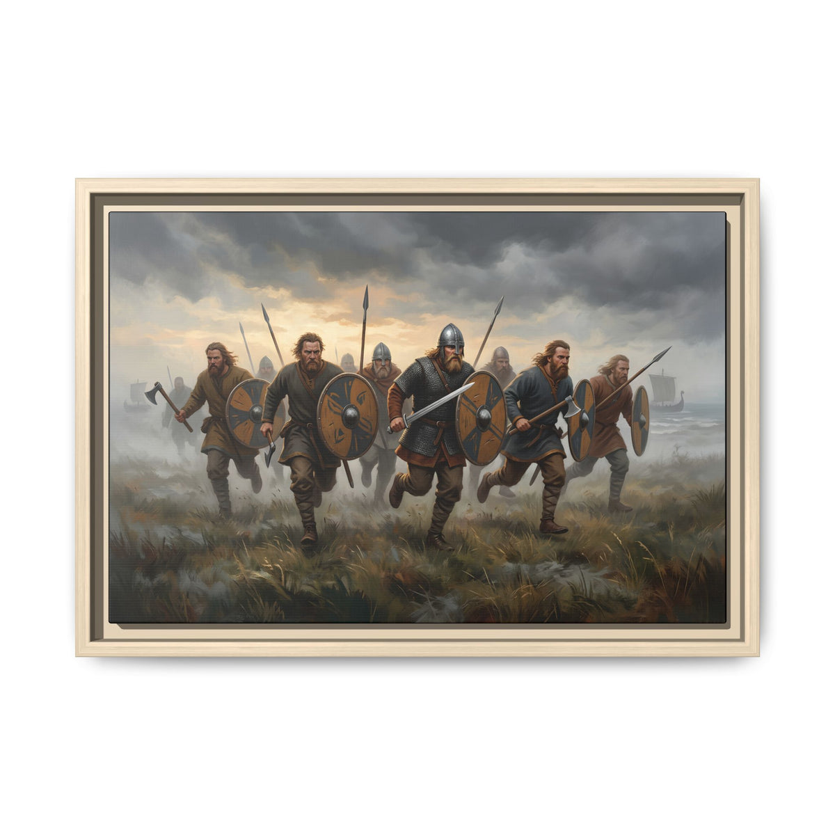 The Great Heathen Army — Fury from the North | Framed Canvas Print